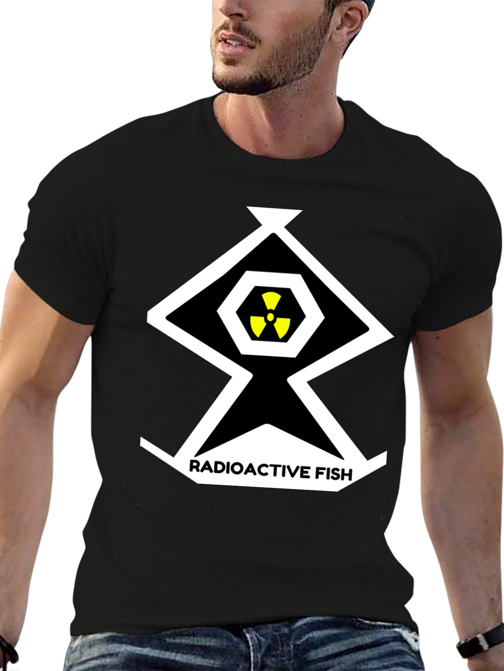 Radioactive Fish T-Shirt - Nuclear Graphic Tee