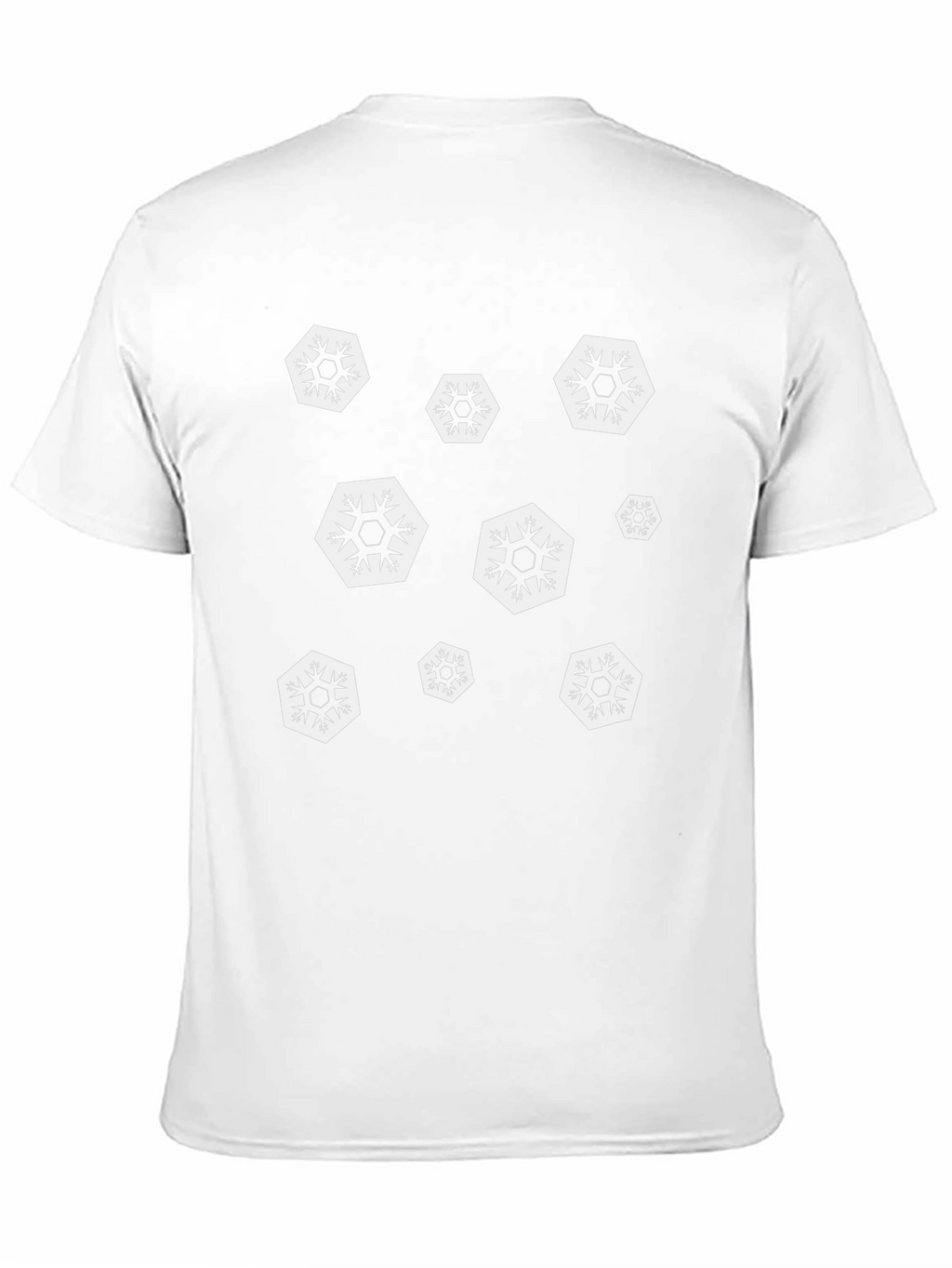Snowflake Graphic Black T-Shirt