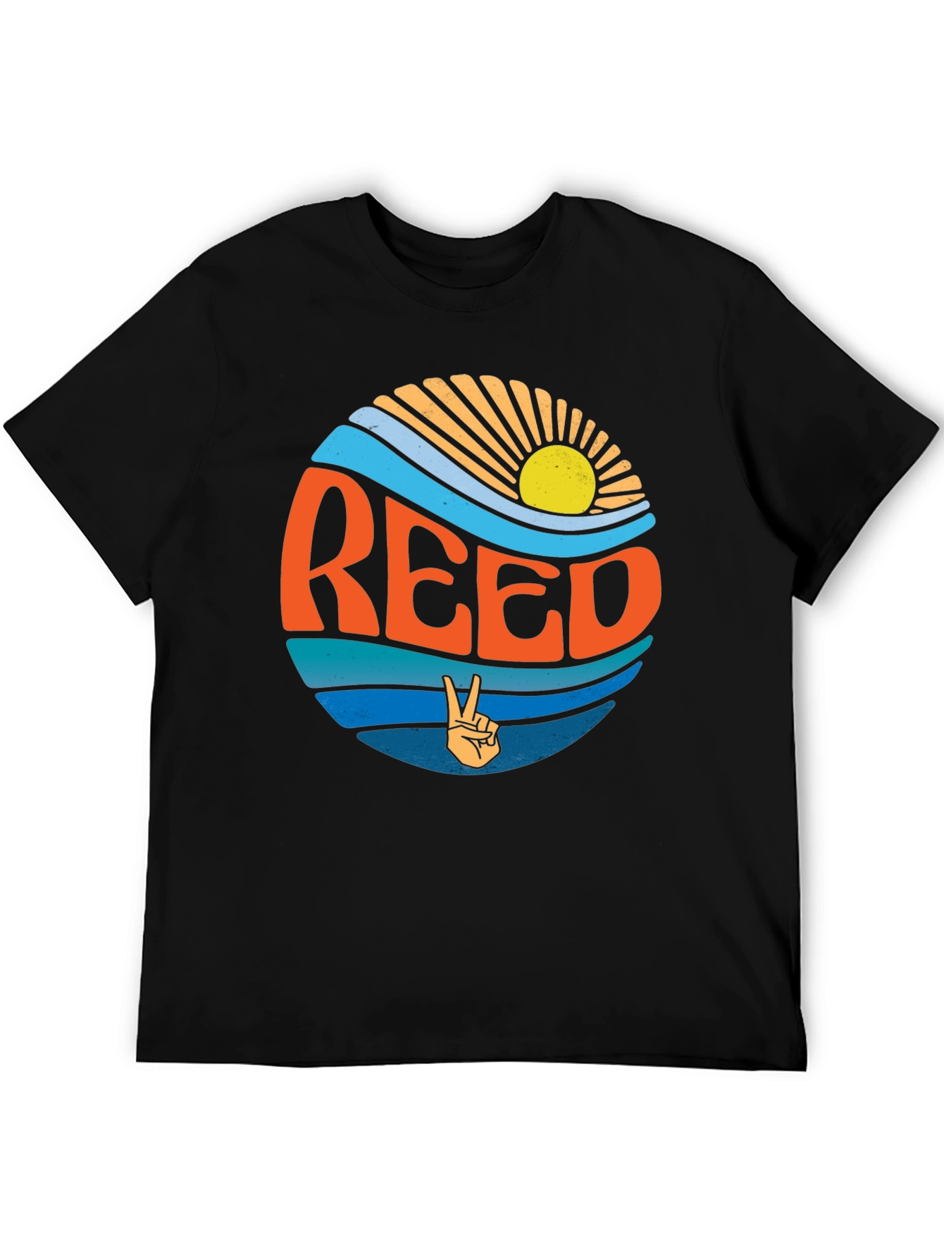 Reed Retro Graphic T-Shirt - Black Tee