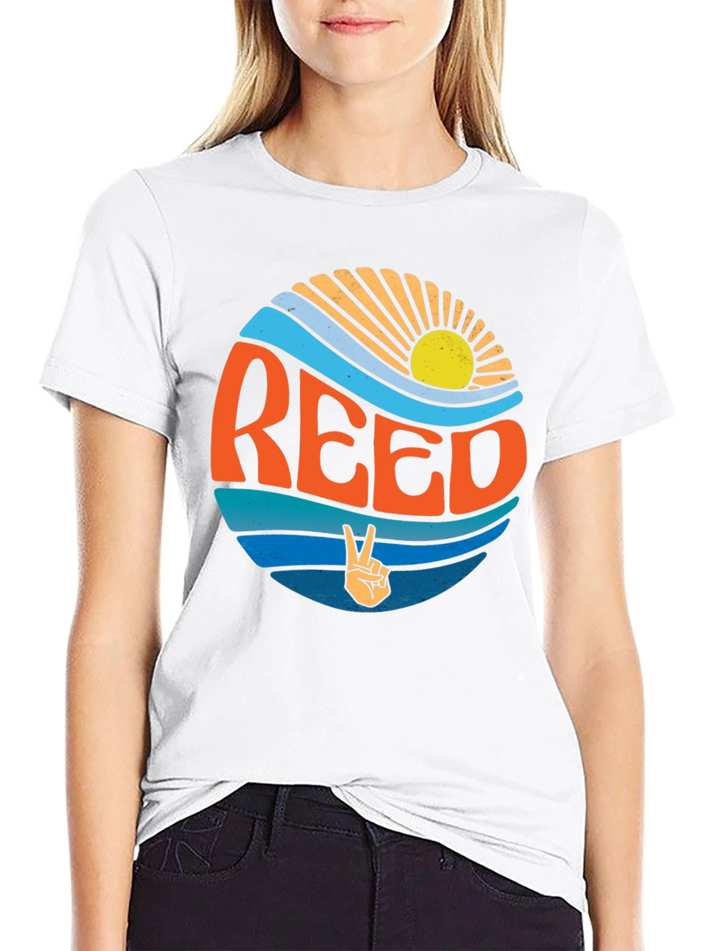 Reed Retro Graphic T-Shirt - Black Tee