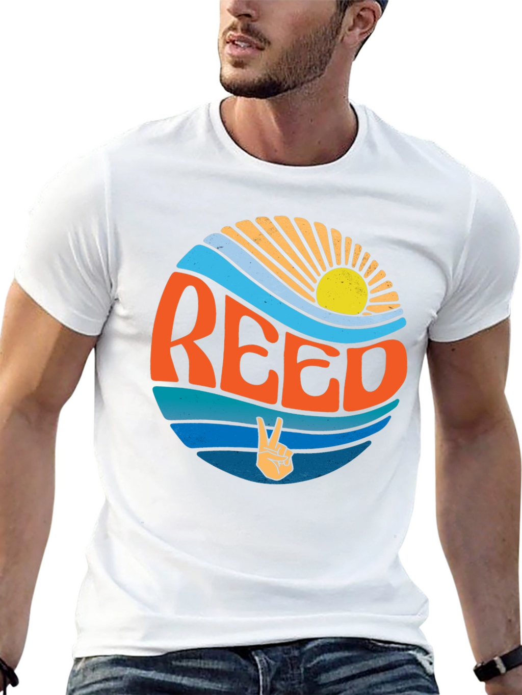 Reed Retro Graphic T-Shirt - Black Tee