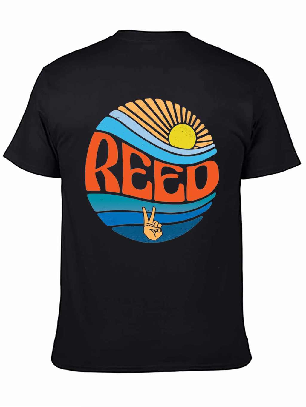 Reed Retro Graphic T-Shirt - Black Tee