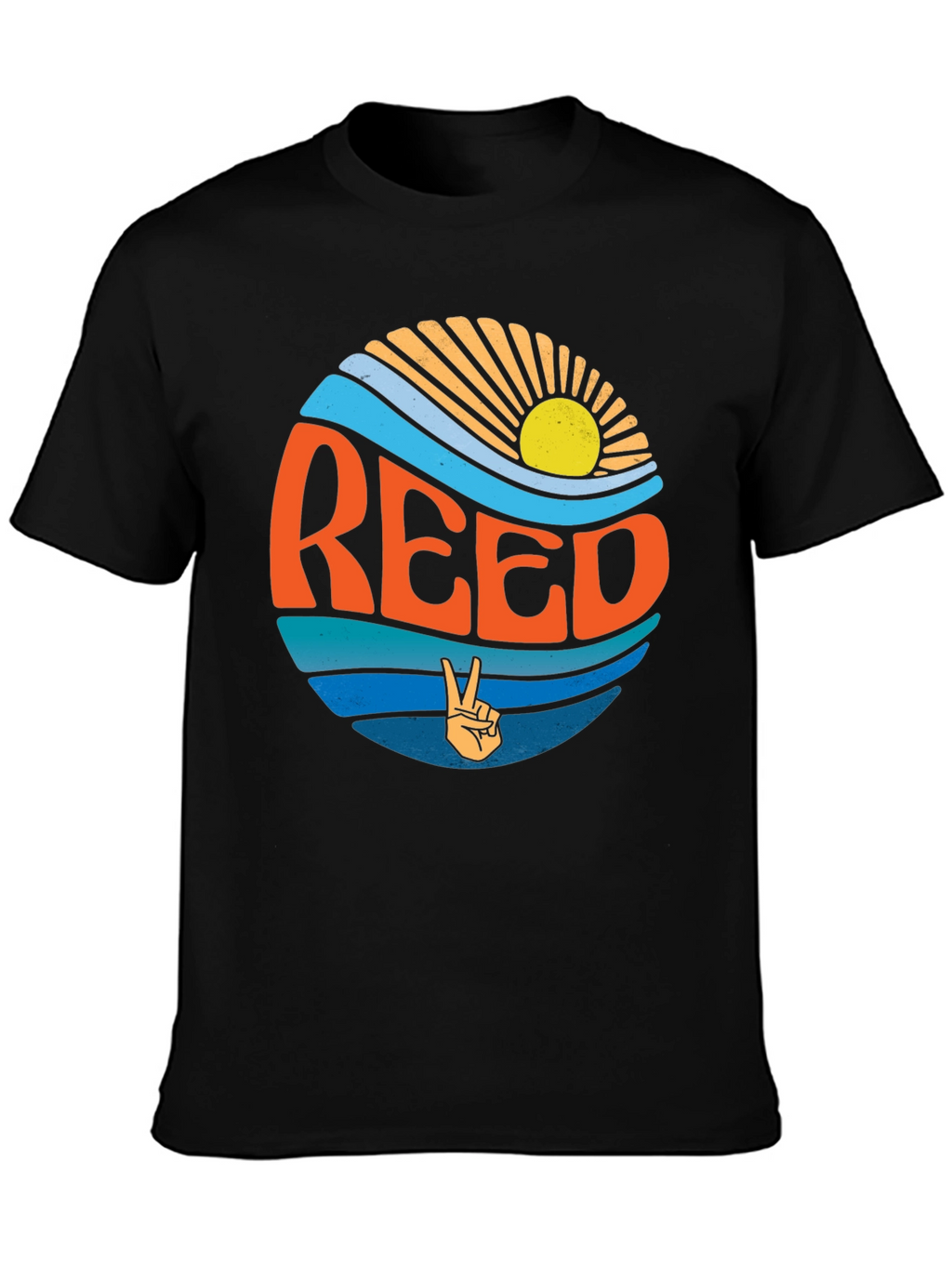 Reed Retro Graphic T-Shirt - Black Tee