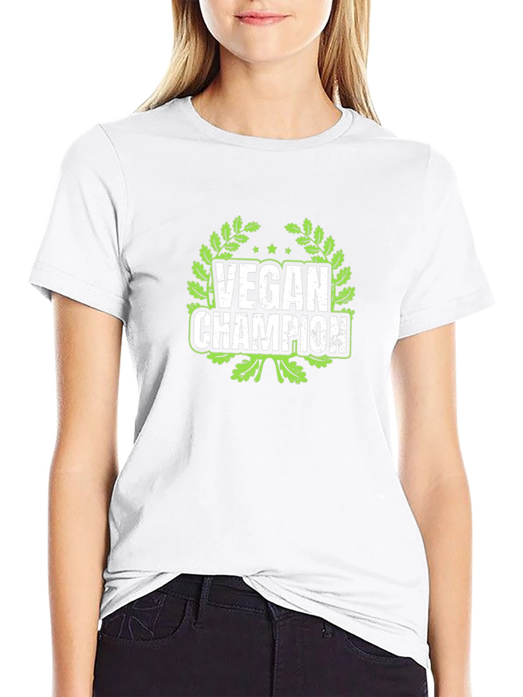 Vegan Champion Black T-Shirt