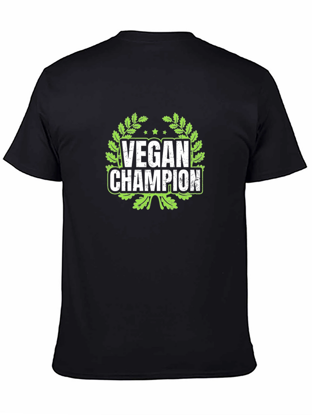 Vegan Champion Black T-Shirt