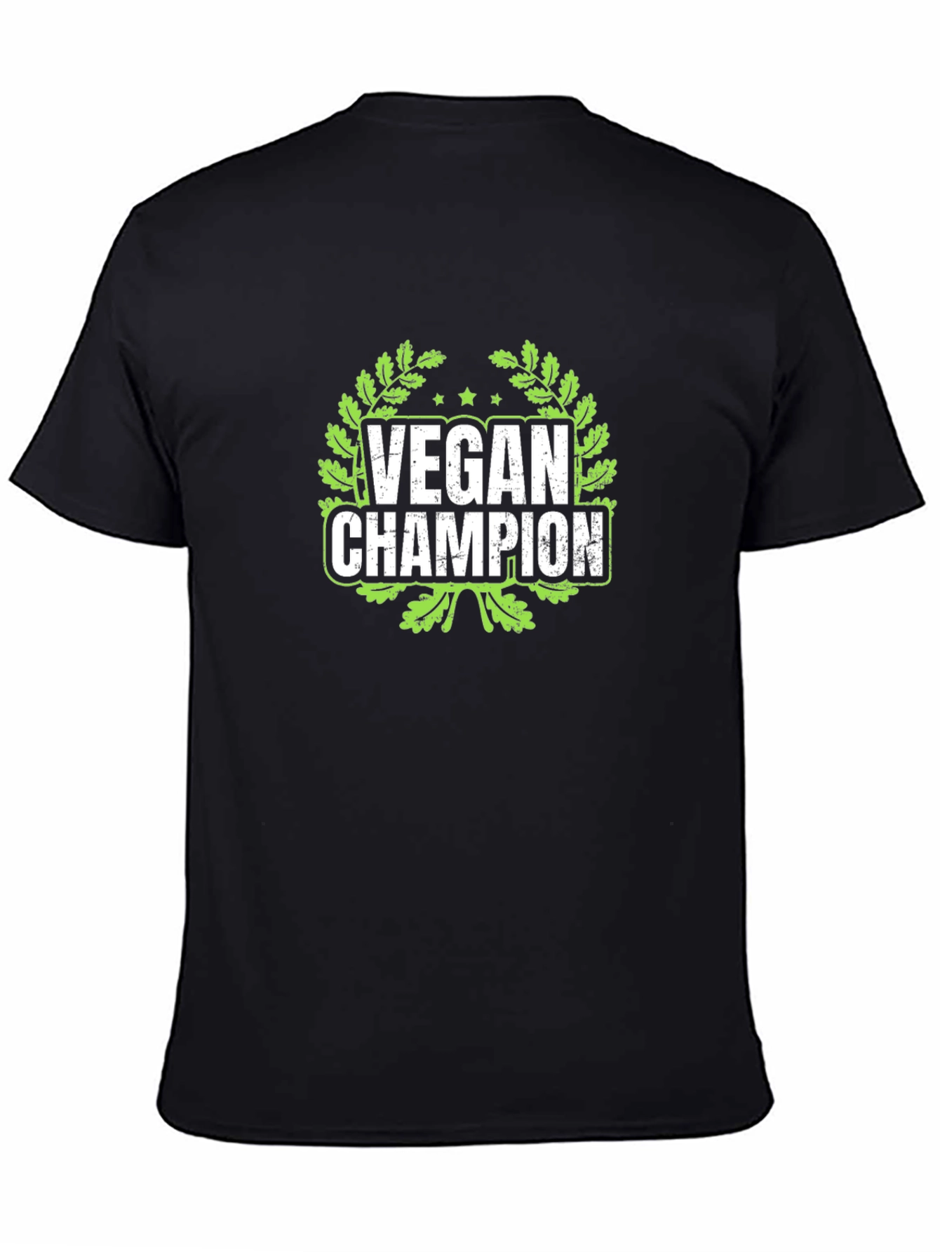Vegan Champion Black T-Shirt