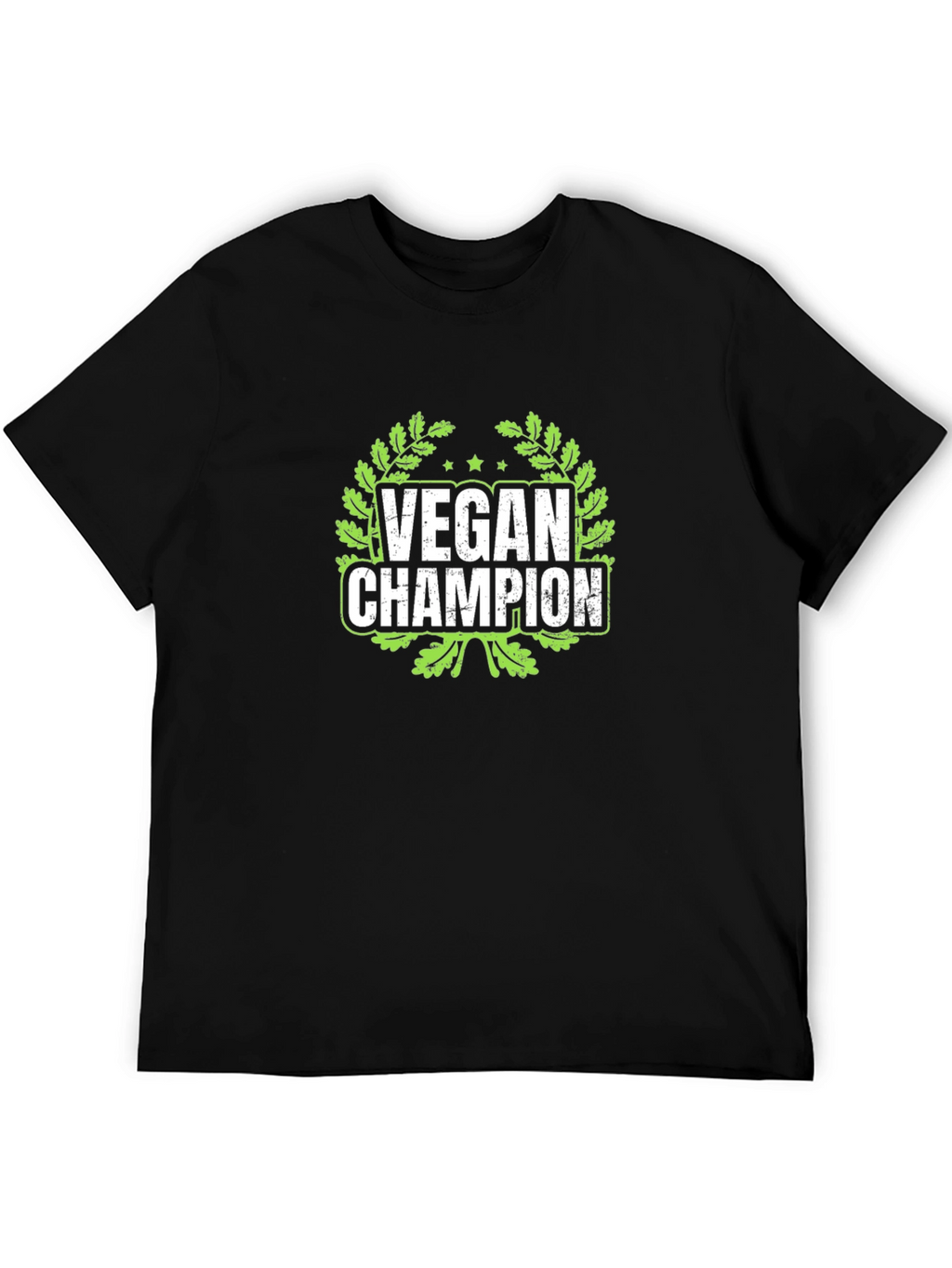 Vegan Champion Black T-Shirt