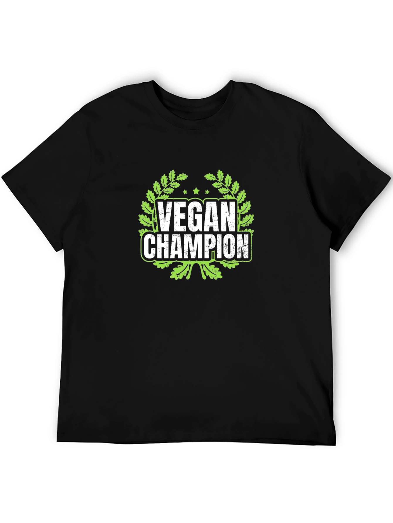 Vegan Champion Black T-Shirt