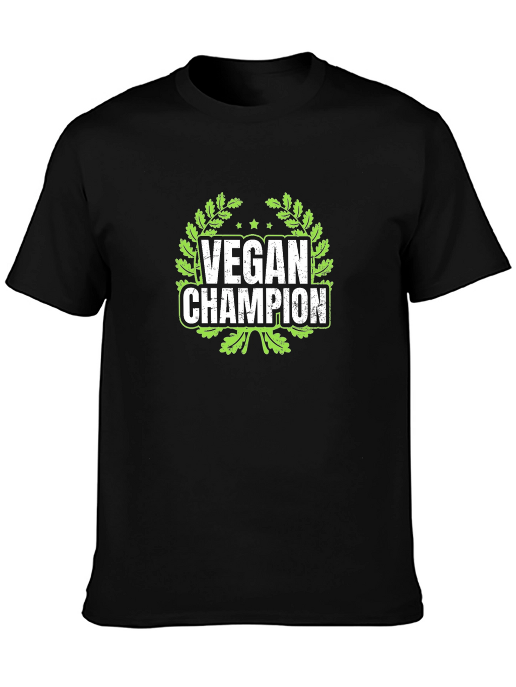Vegan Champion Black T-Shirt