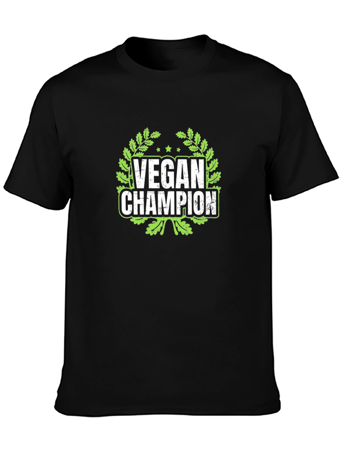 Vegan Champion Black T-Shirt