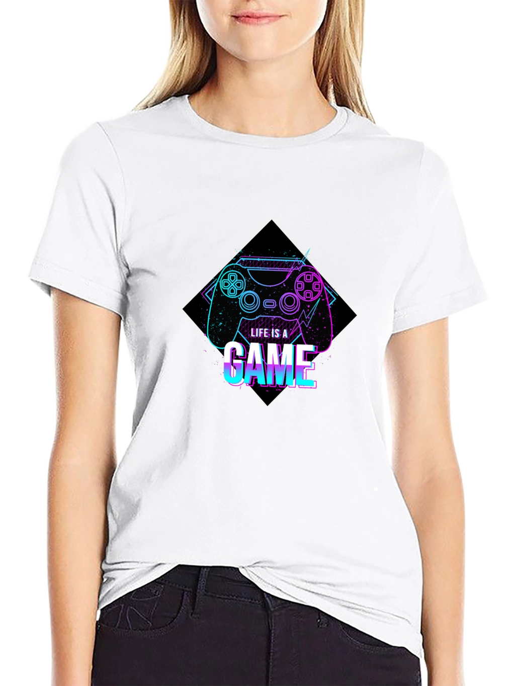 Life is a Game Graphic Tee - Gamer Style