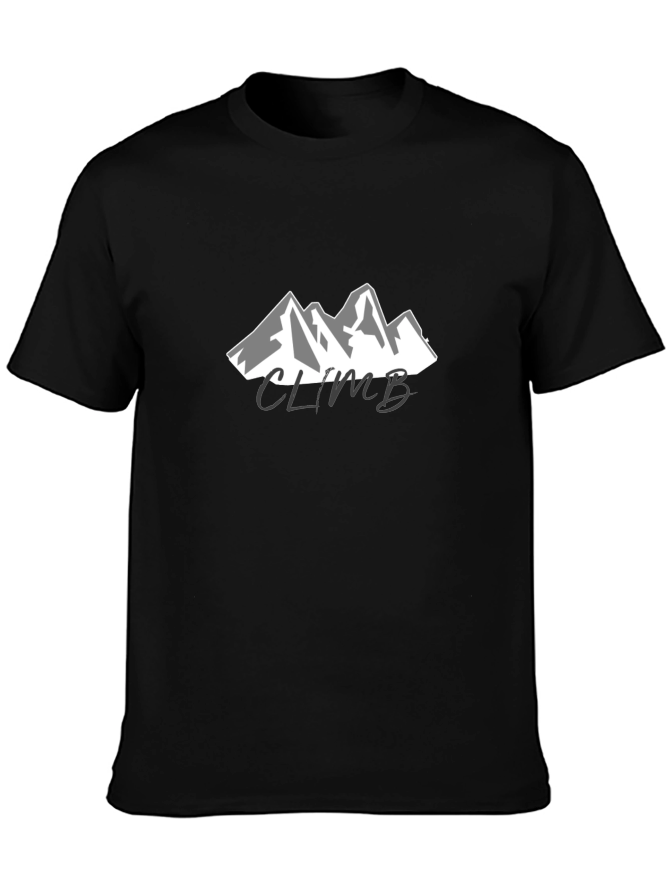 Climb Mountain T-Shirt - Black