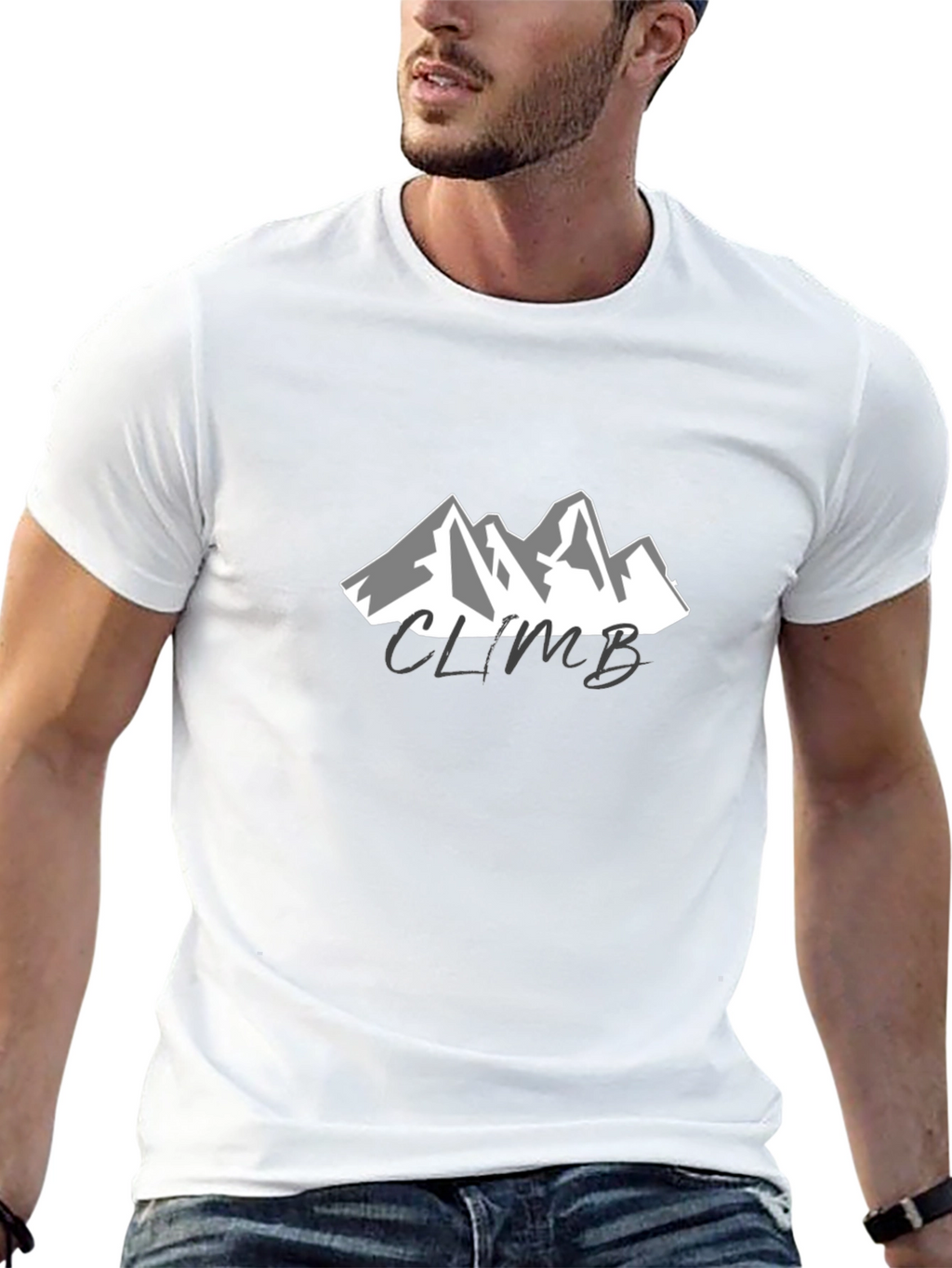 Climb Mountain T-Shirt - Black