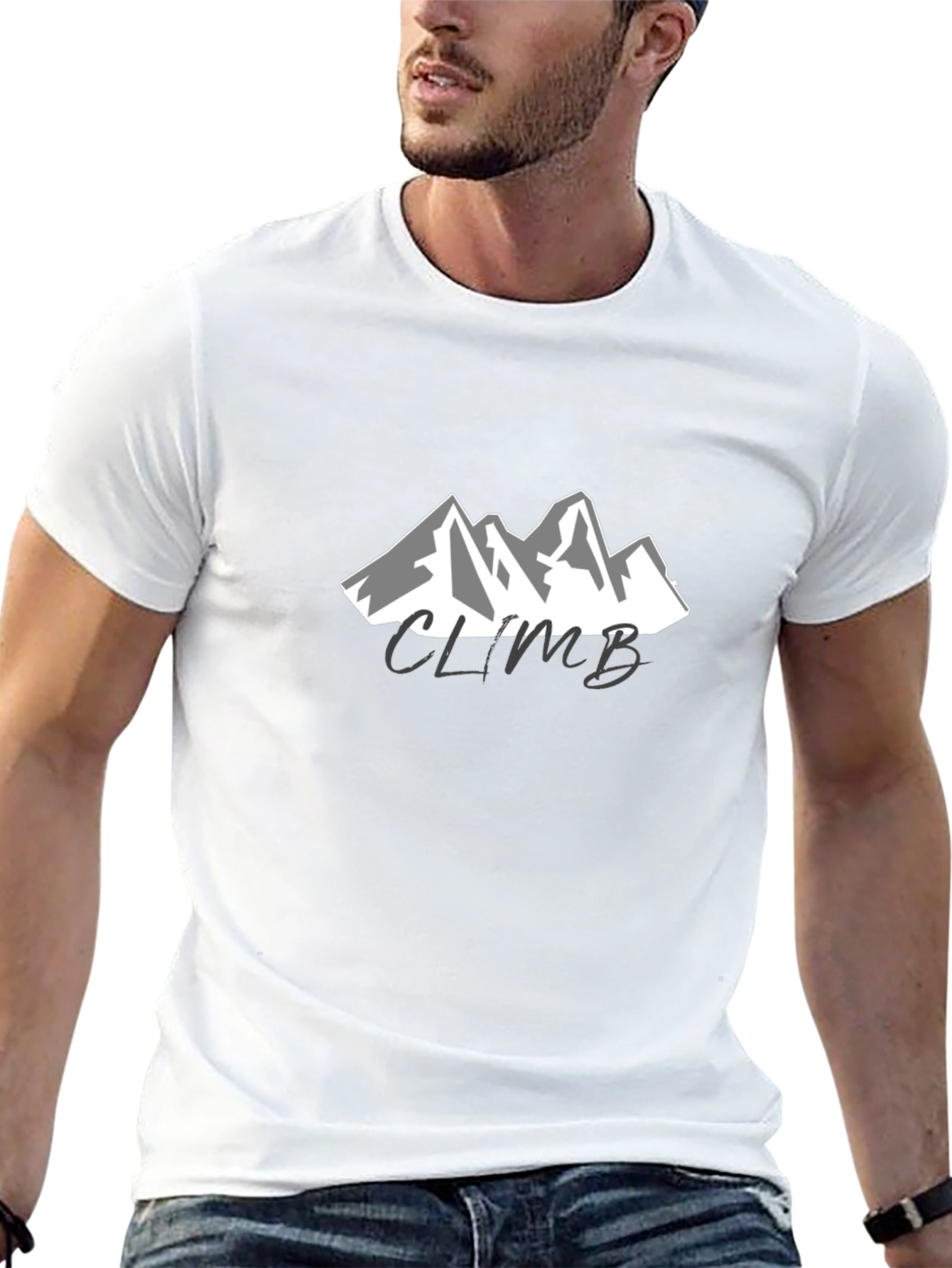 Climb Mountain T-Shirt - Black