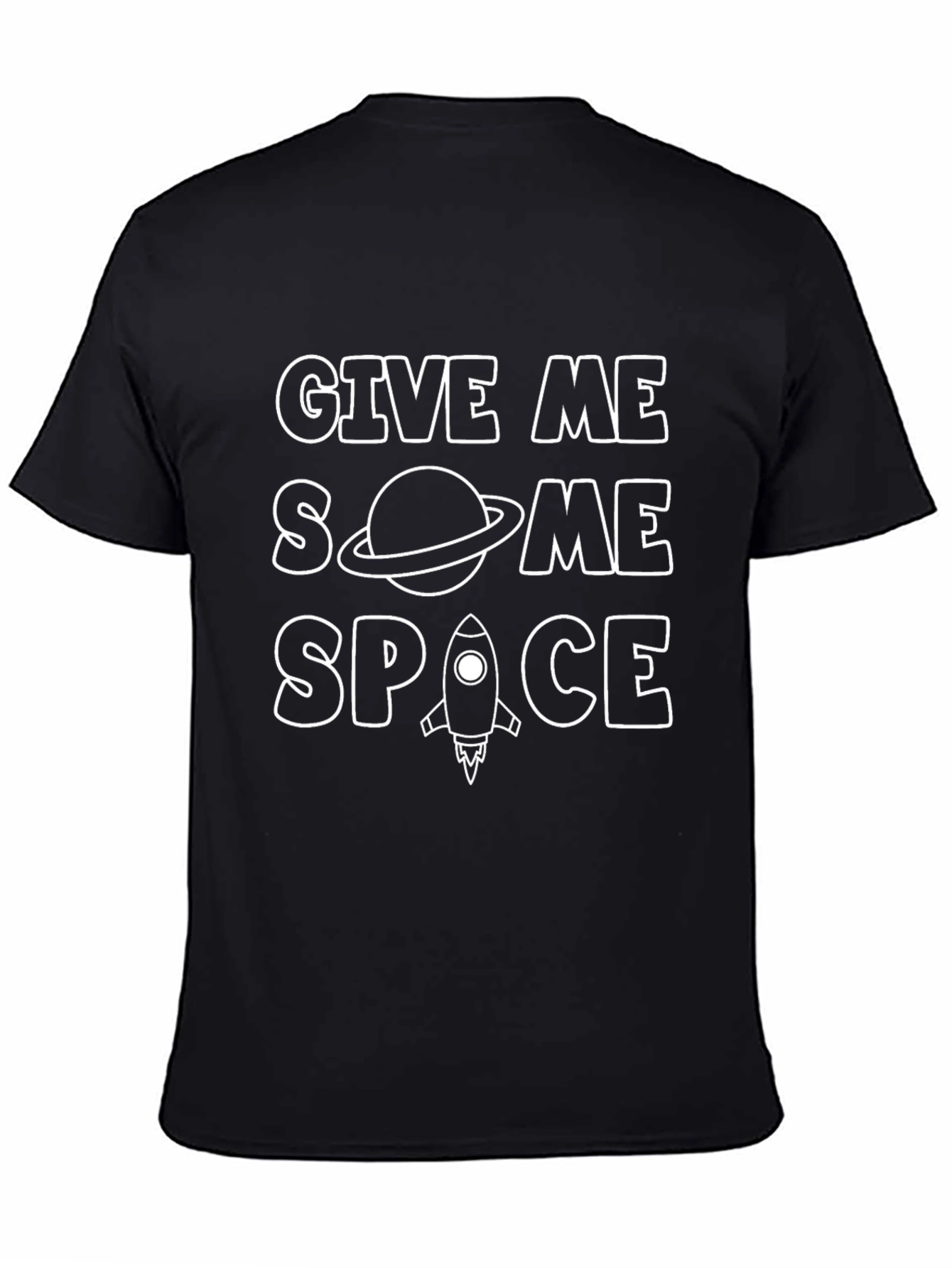Give Me Some Space T-Shirt - Outer Space Rocket Graphic Tee