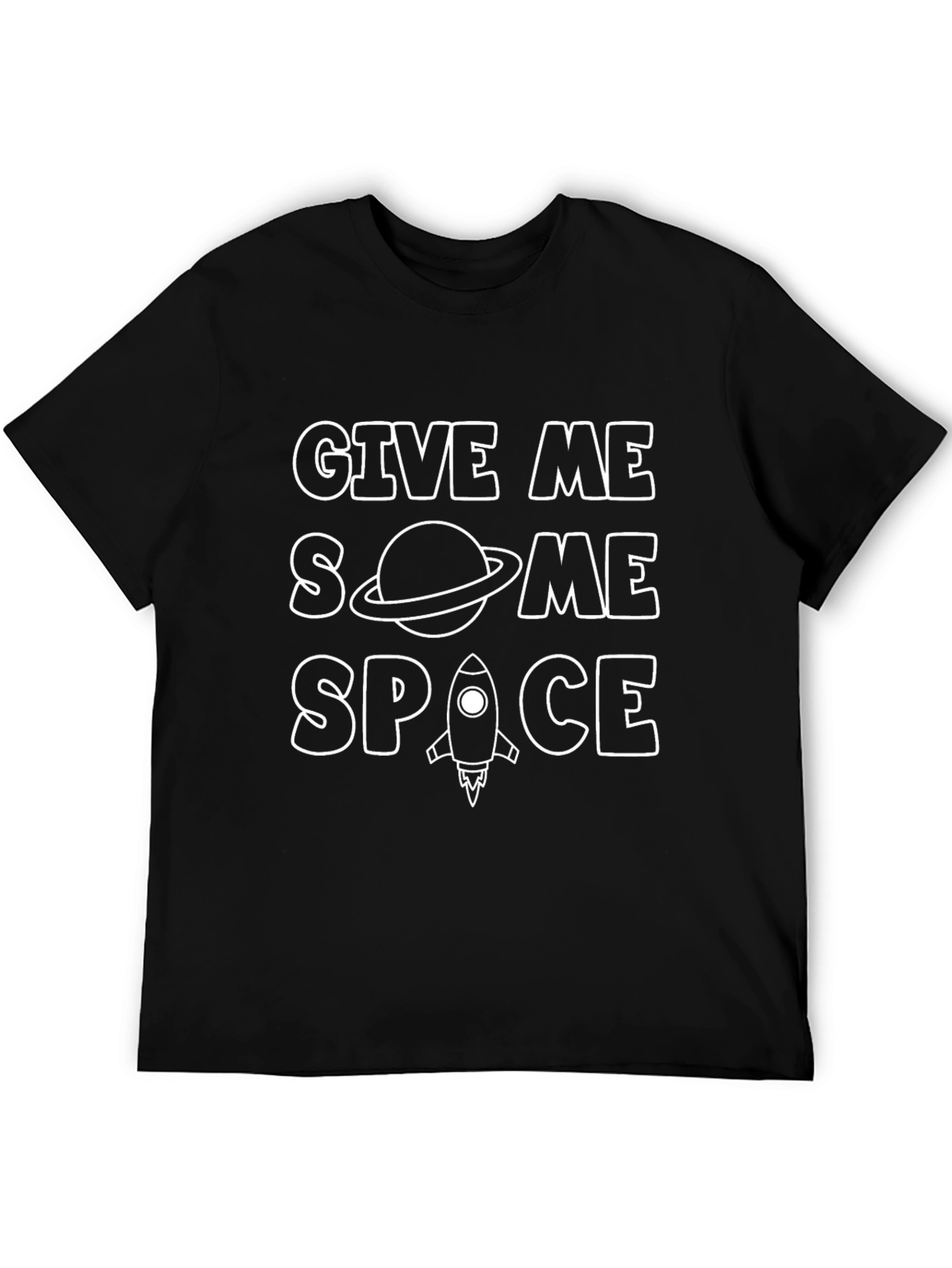 Give Me Some Space T-Shirt - Outer Space Rocket Graphic Tee