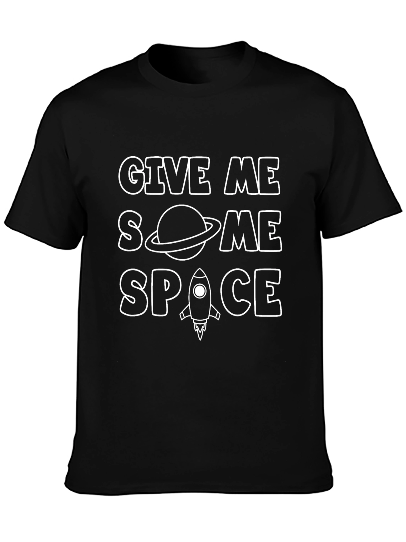 Give Me Some Space T-Shirt - Outer Space Rocket Graphic Tee