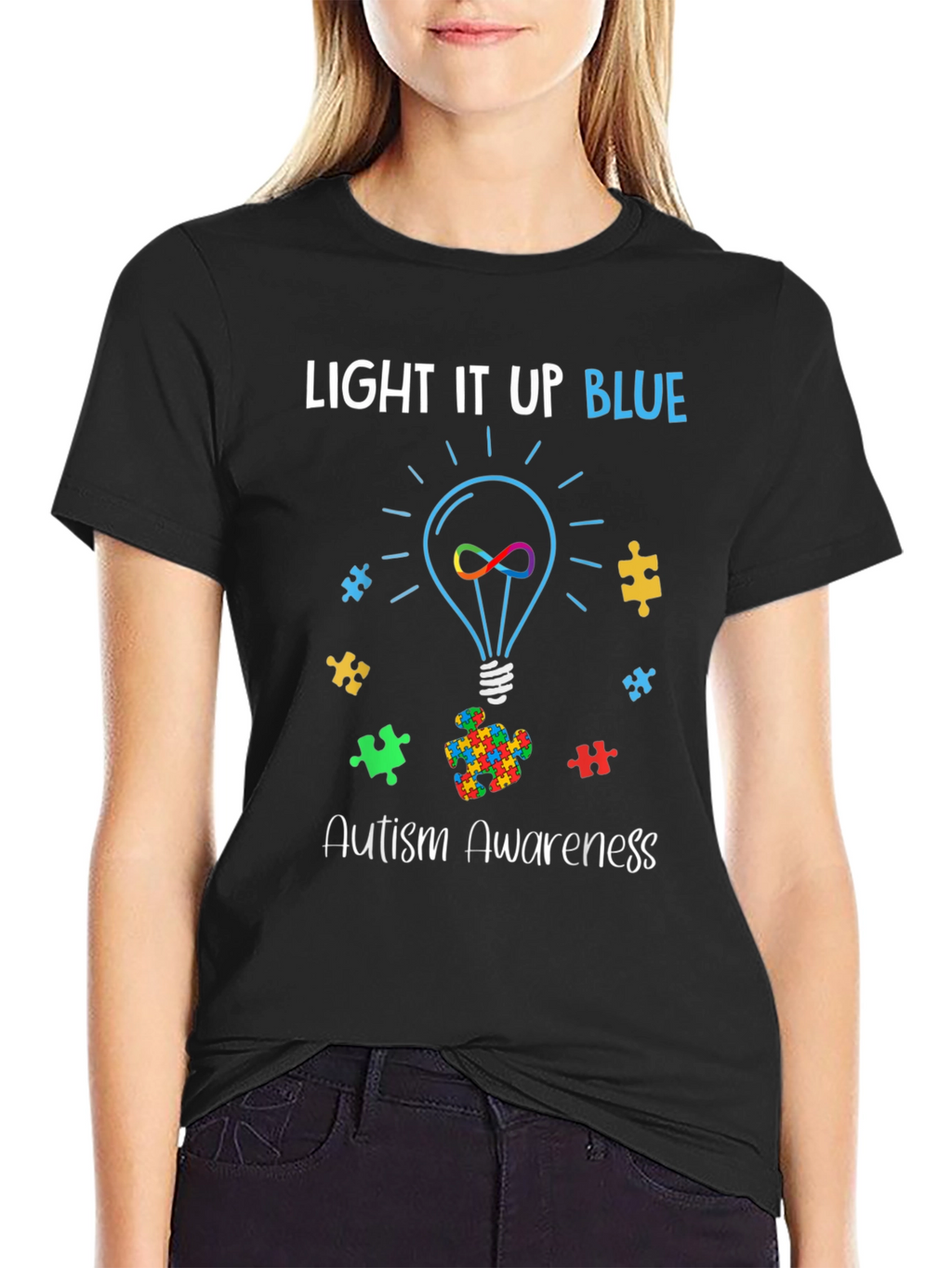 Autism Awareness Light It Up Blue T-Shirt