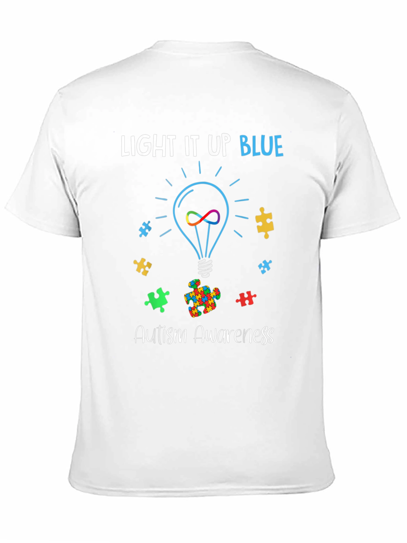 Autism Awareness Light It Up Blue T-Shirt