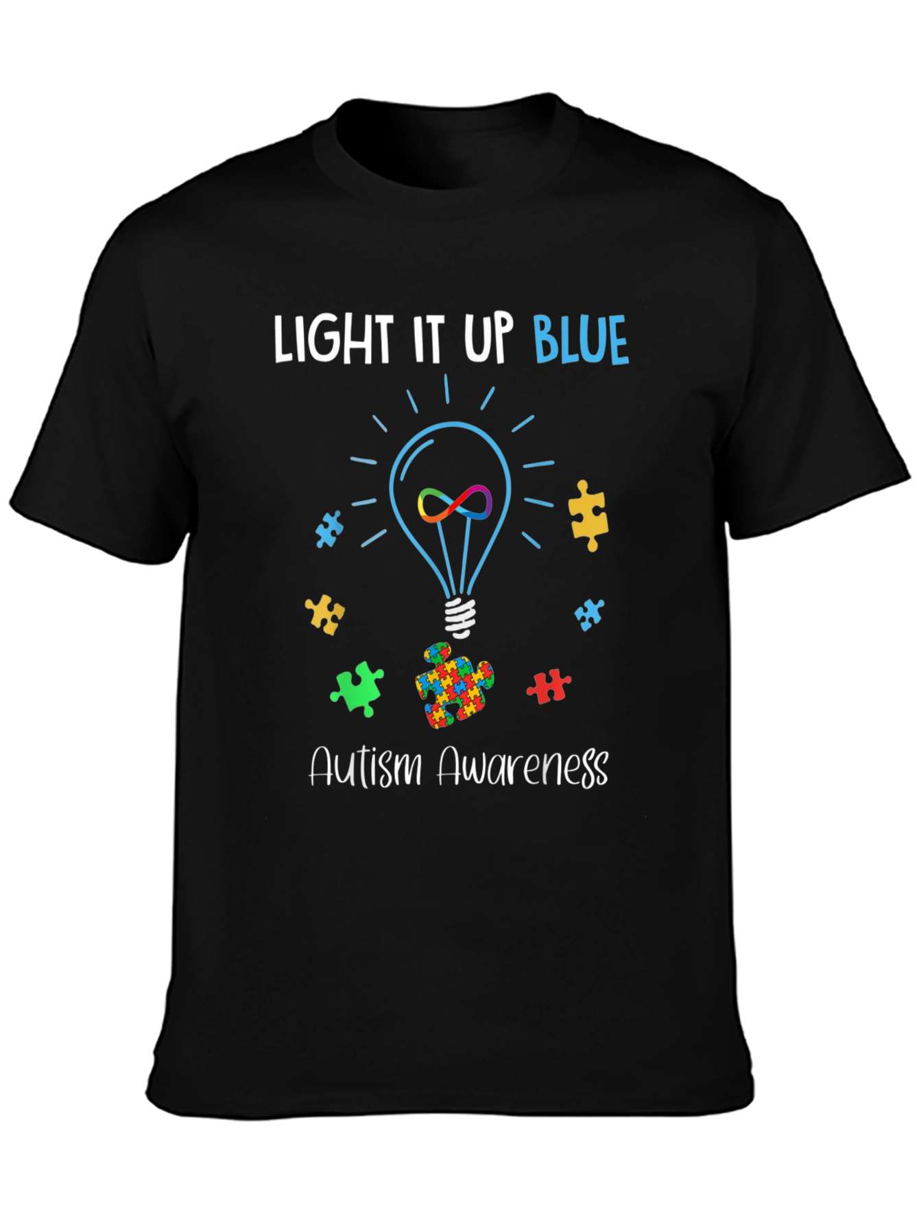 Autism Awareness Light It Up Blue T-Shirt