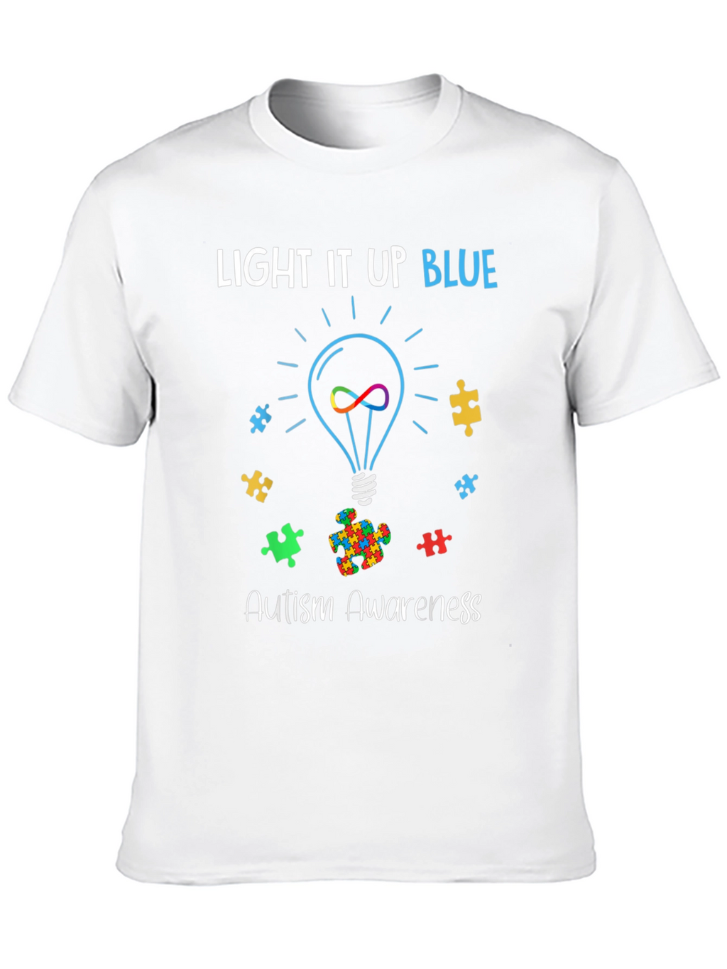 Autism Awareness Light It Up Blue T-Shirt