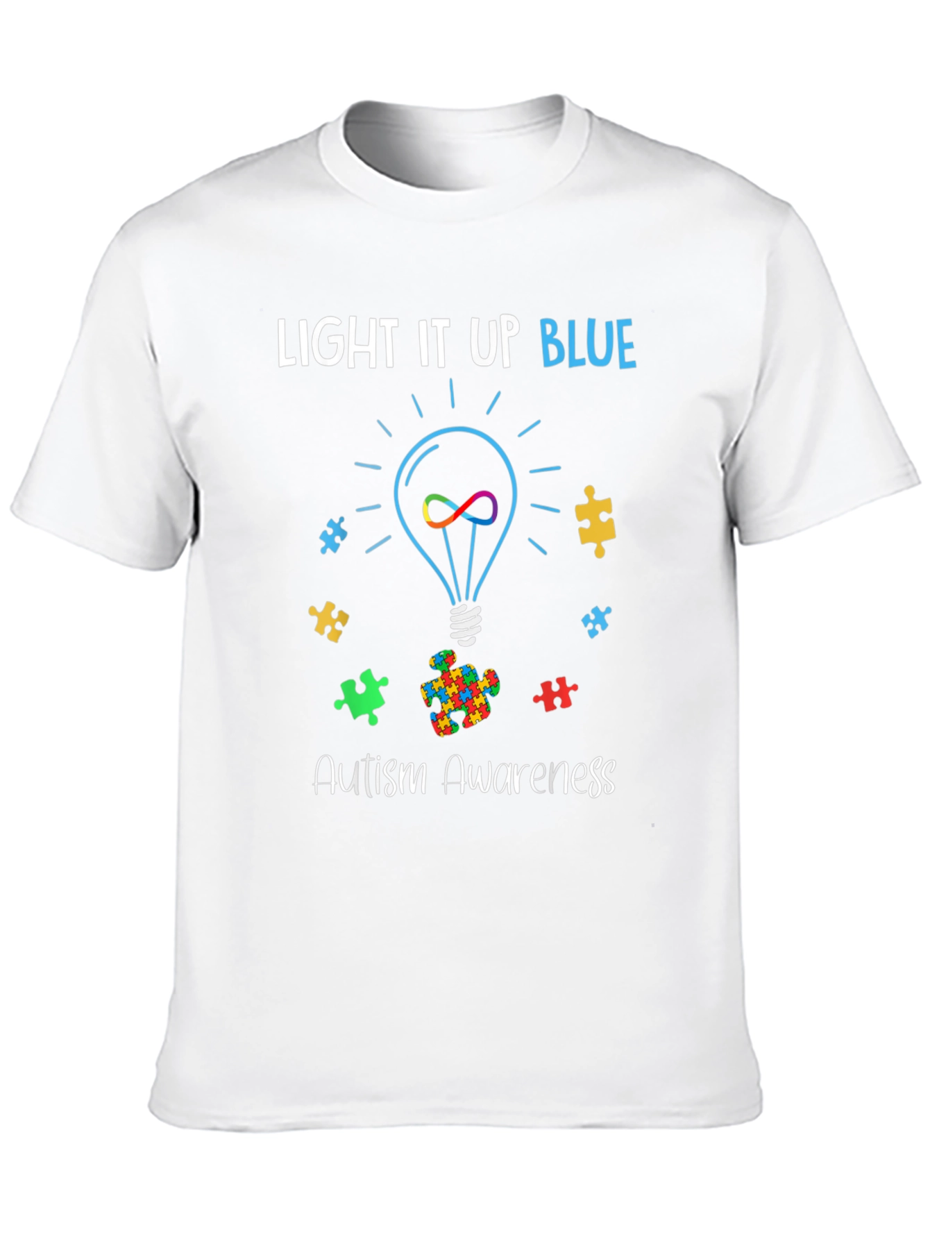 Autism Awareness Light It Up Blue T-Shirt