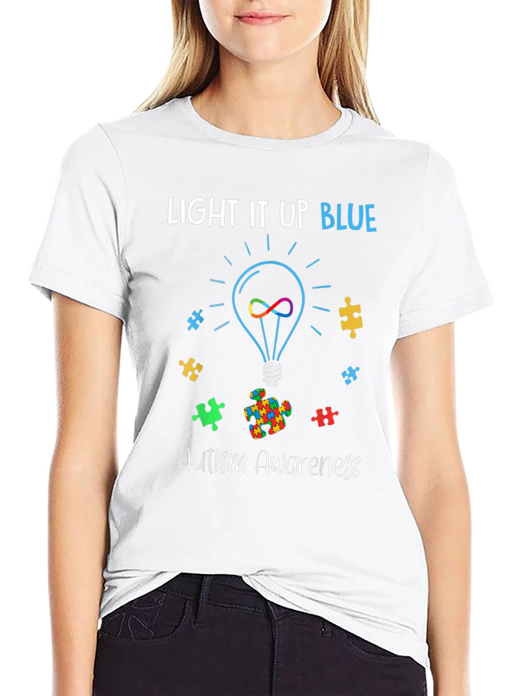 Autism Awareness Light It Up Blue T-Shirt
