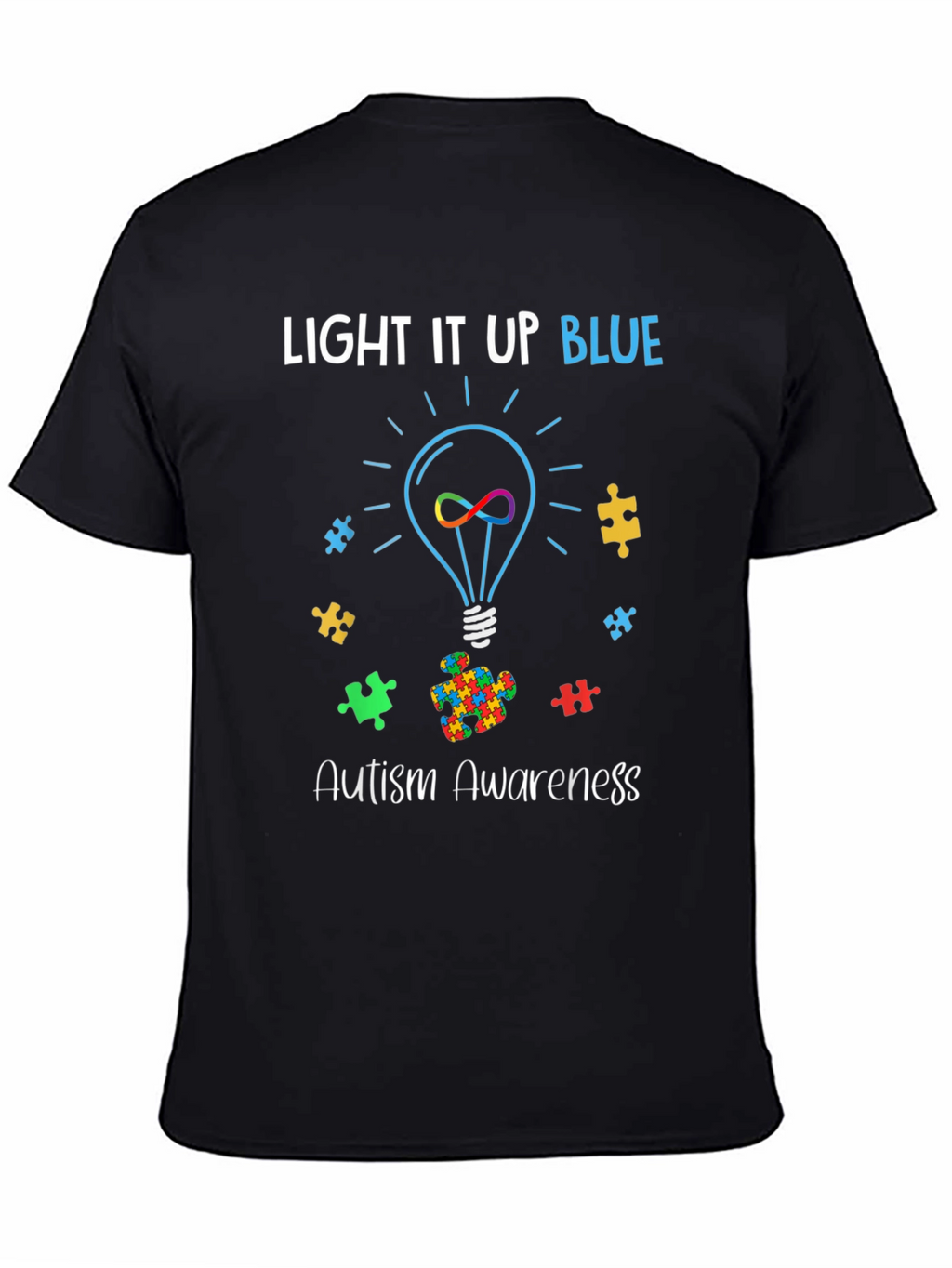 Autism Awareness Light It Up Blue T-Shirt