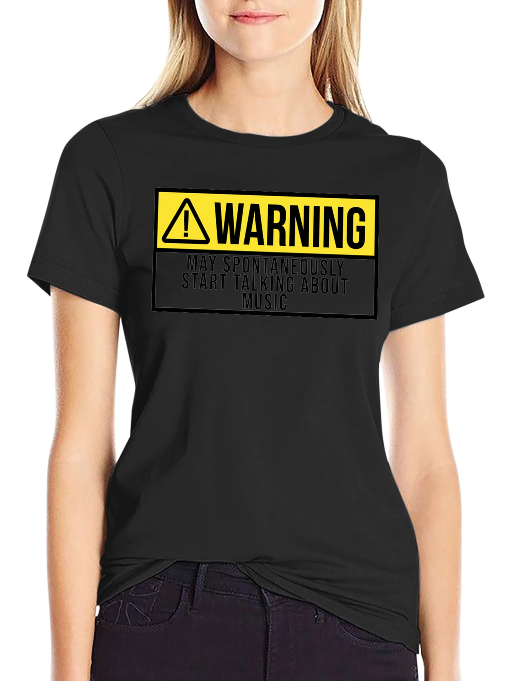 Warning: May Spontaneously Talk About Music T-Shirt