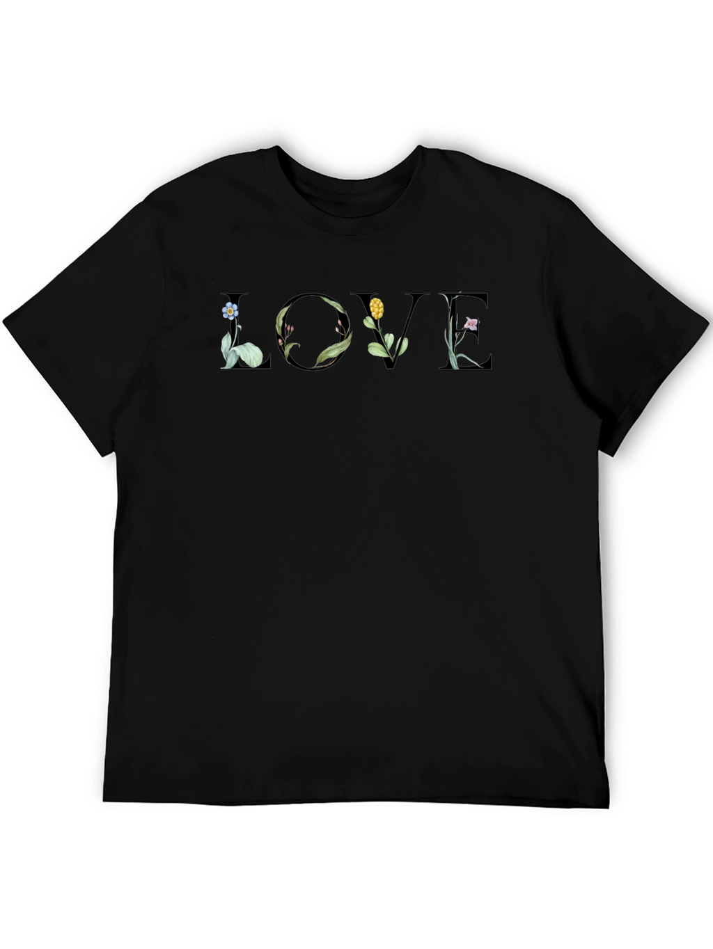 Floral LOVE Graphic T-Shirt - Stylish & Unique