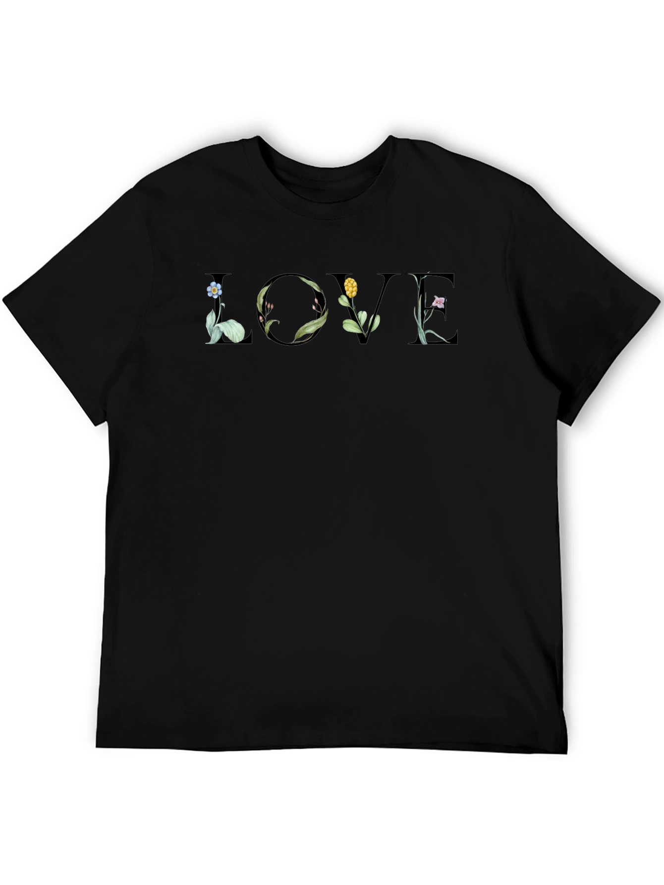 Floral LOVE Graphic T-Shirt - Stylish & Unique
