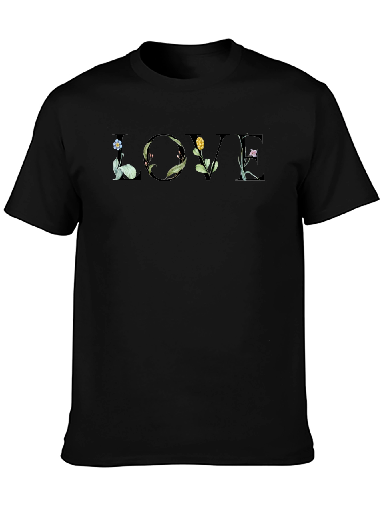 Floral LOVE Graphic T-Shirt - Stylish & Unique