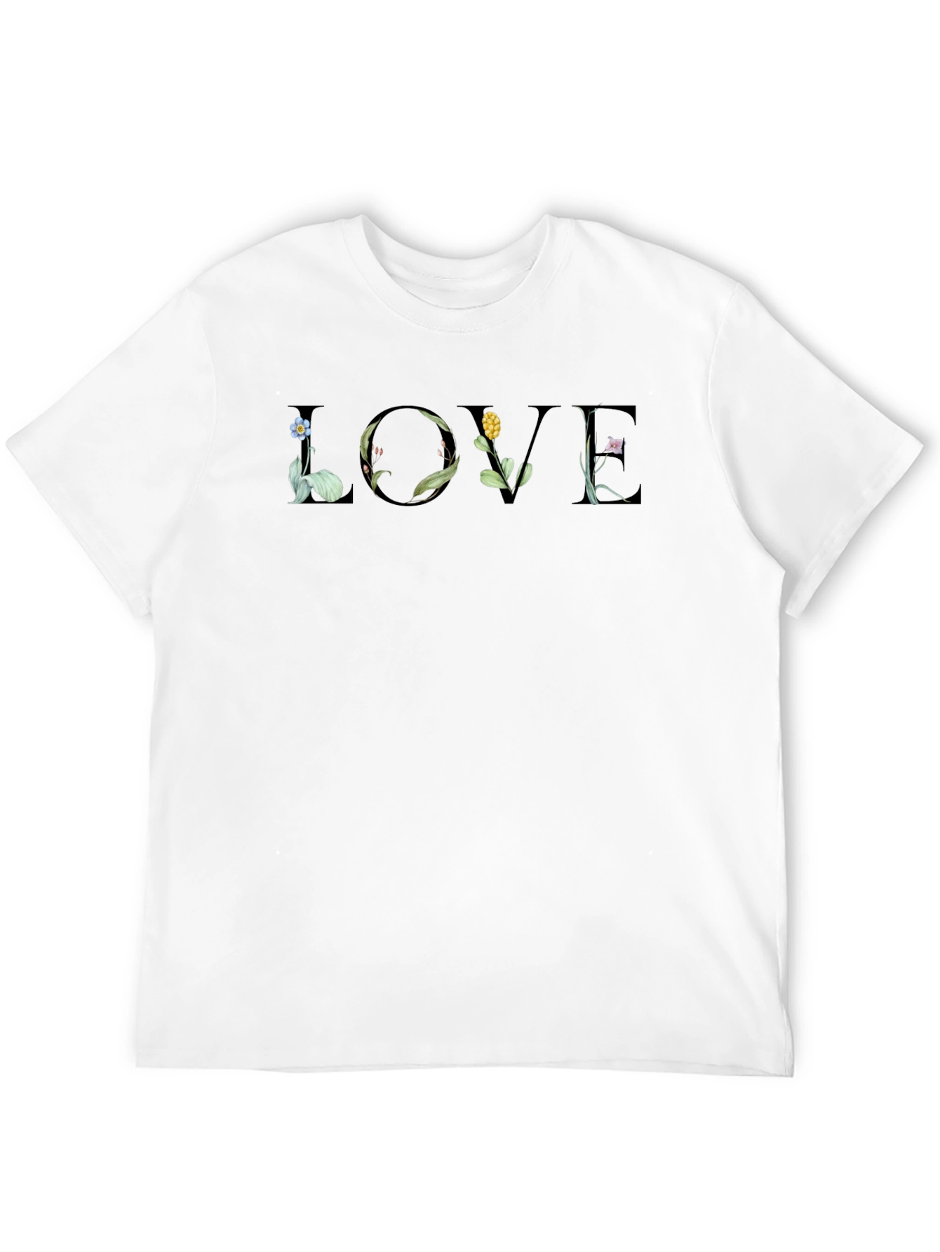 Floral LOVE Graphic T-Shirt - Stylish & Unique