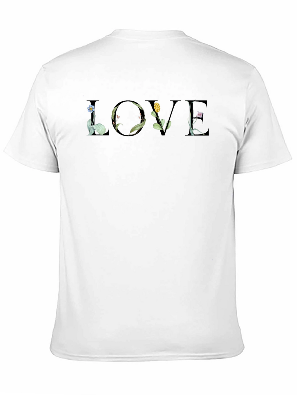 Floral LOVE Graphic T-Shirt - Stylish & Unique