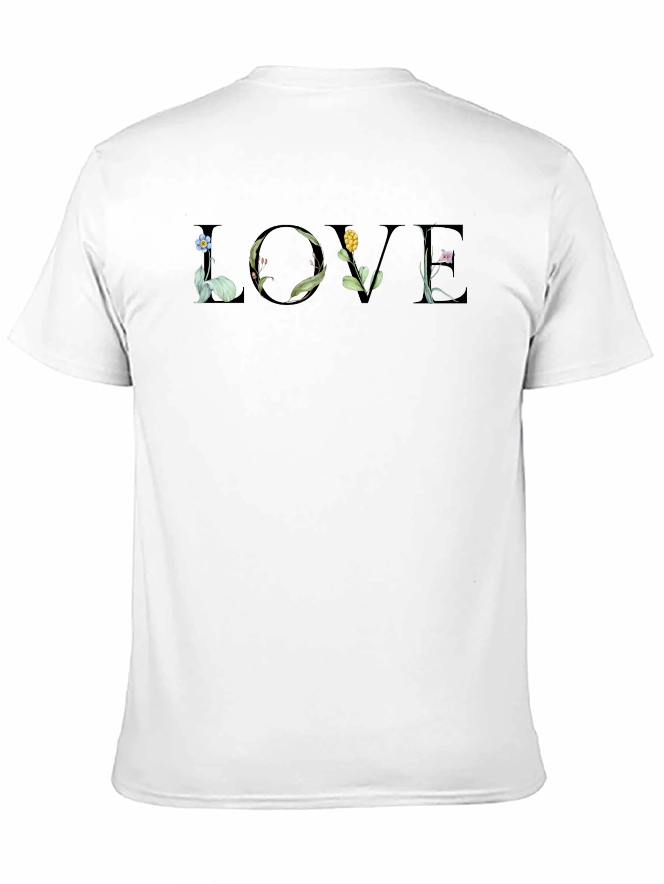 Floral LOVE Graphic T-Shirt - Stylish & Unique