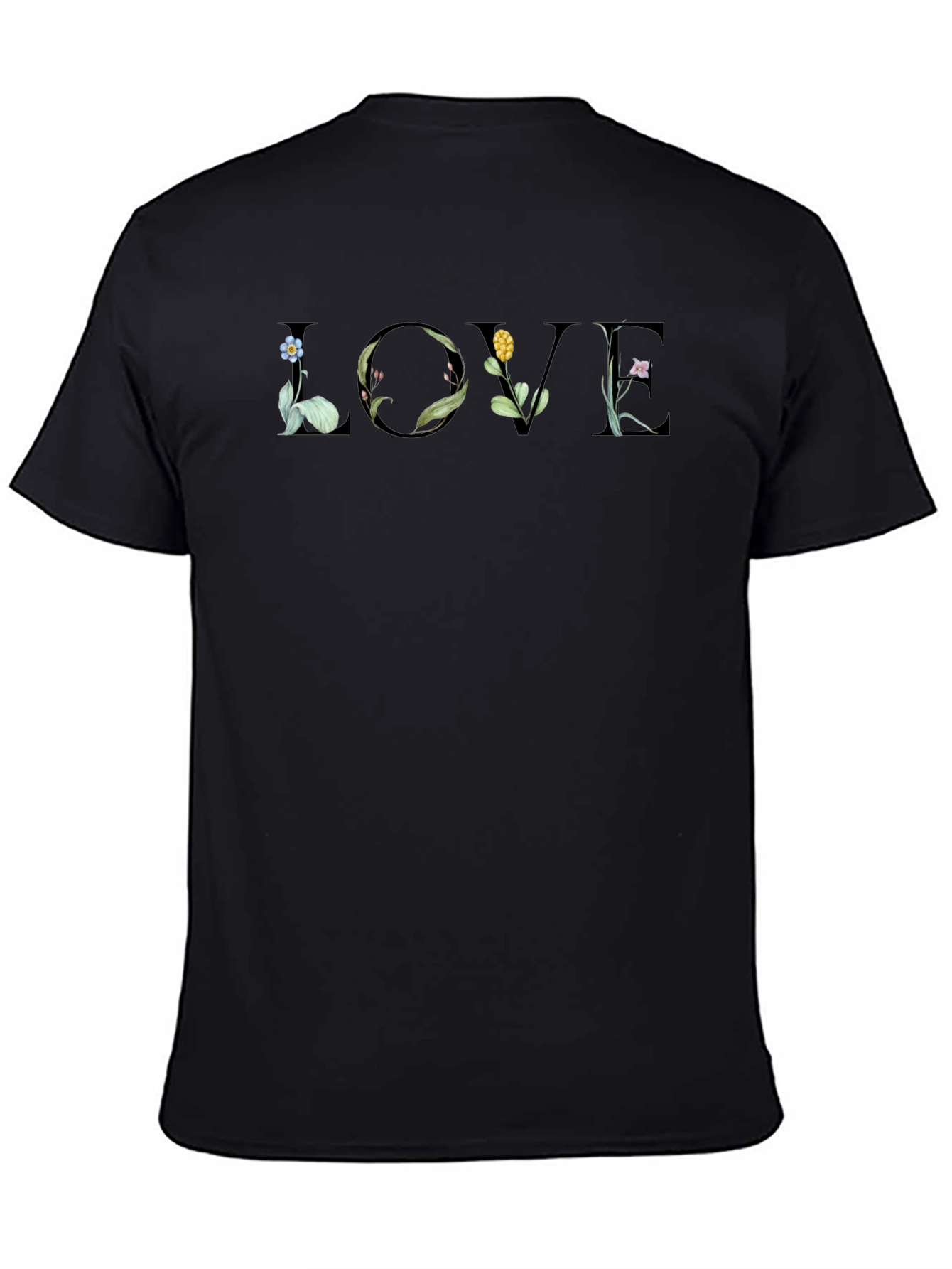 Floral LOVE Graphic T-Shirt - Stylish & Unique