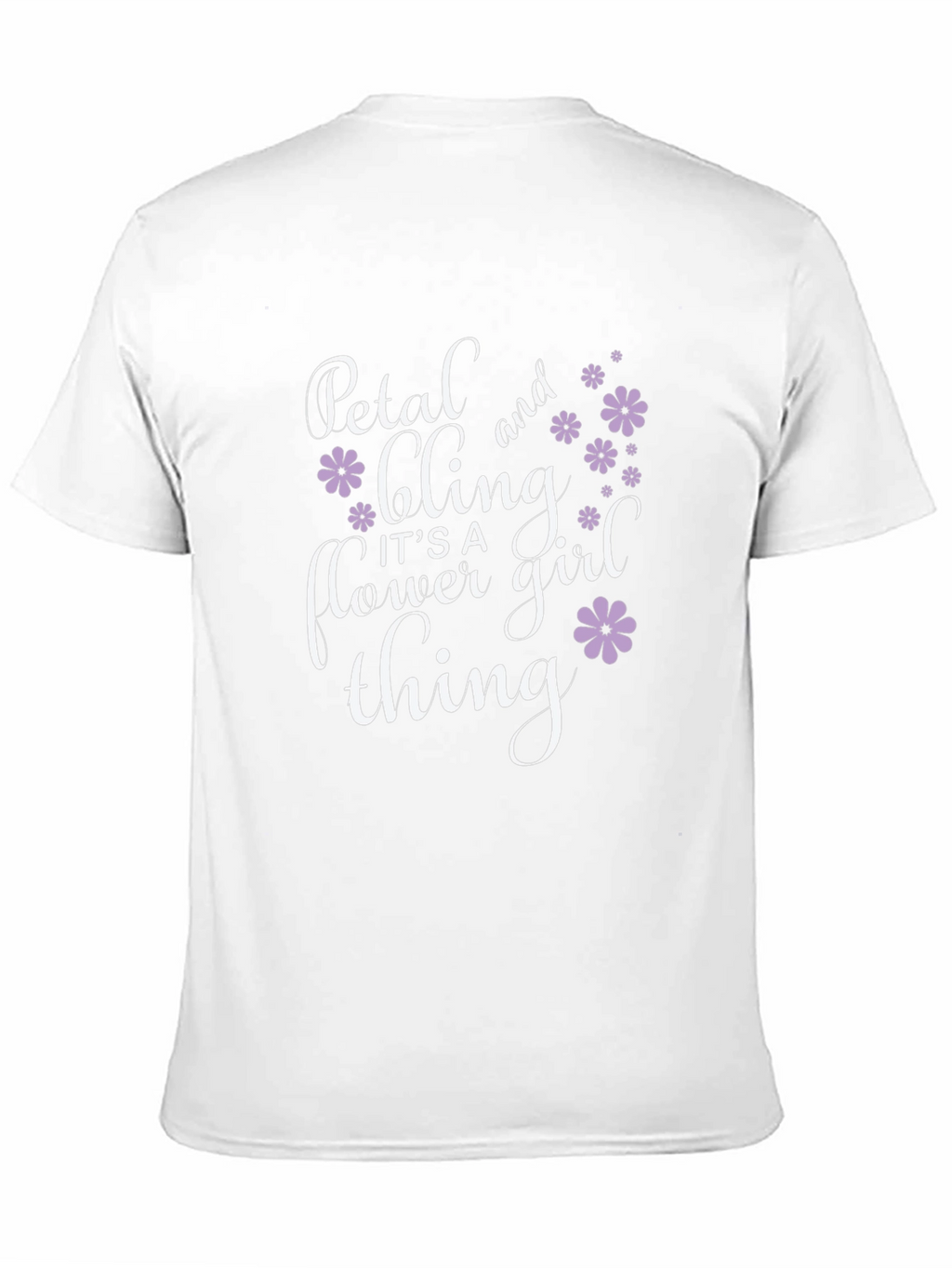 Petal & Bling Flower Girl Graphic Tee