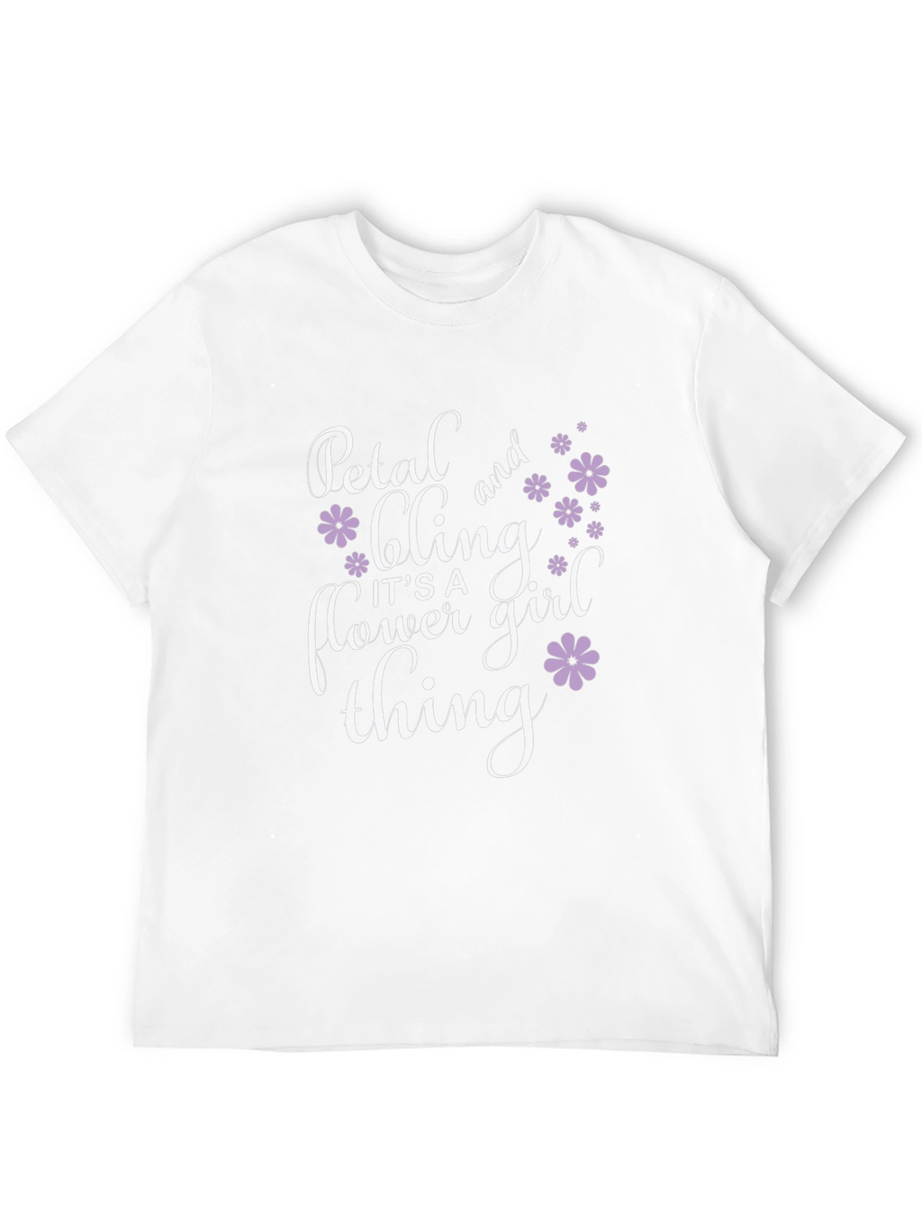 Petal & Bling Flower Girl Graphic Tee