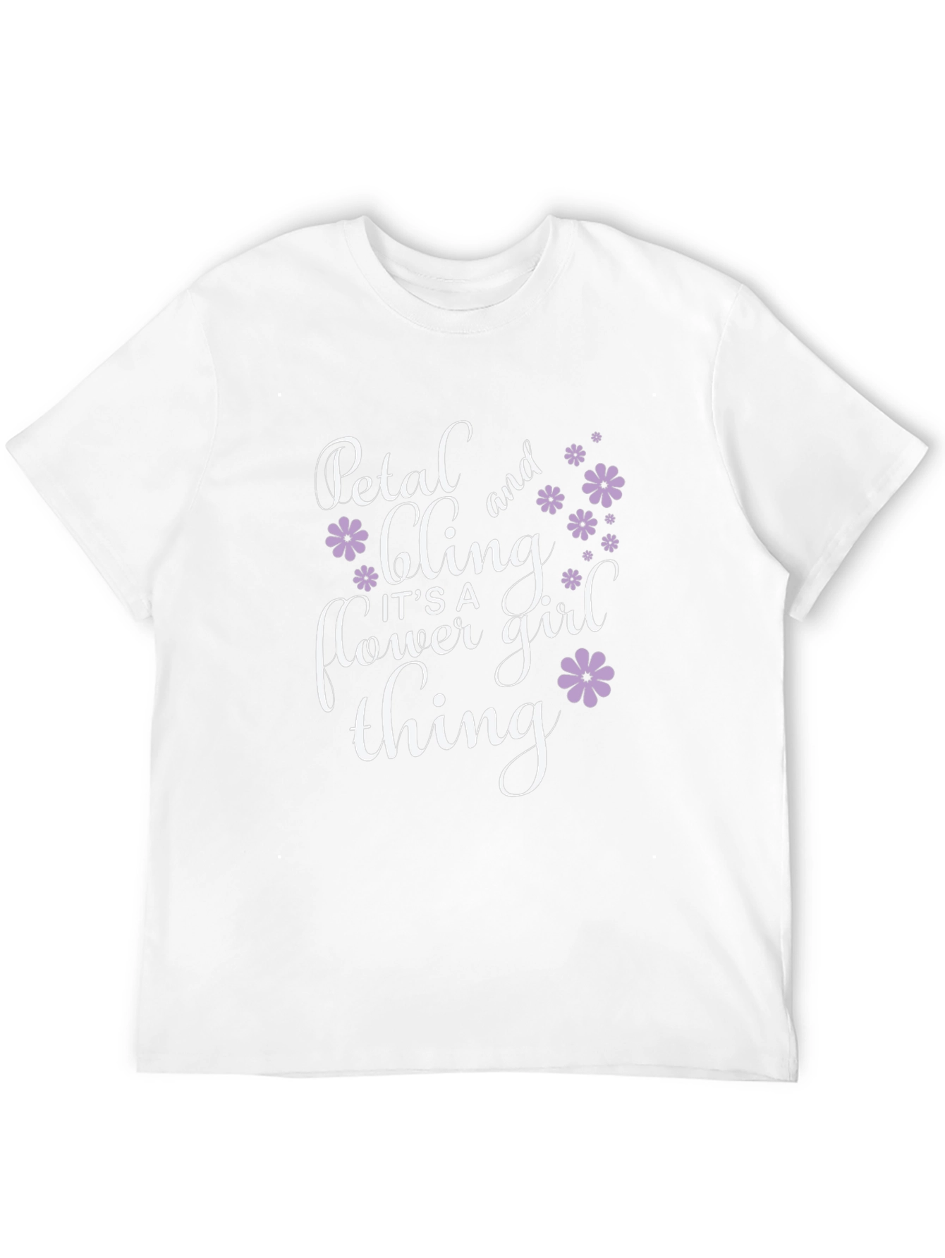 Petal & Bling Flower Girl Graphic Tee