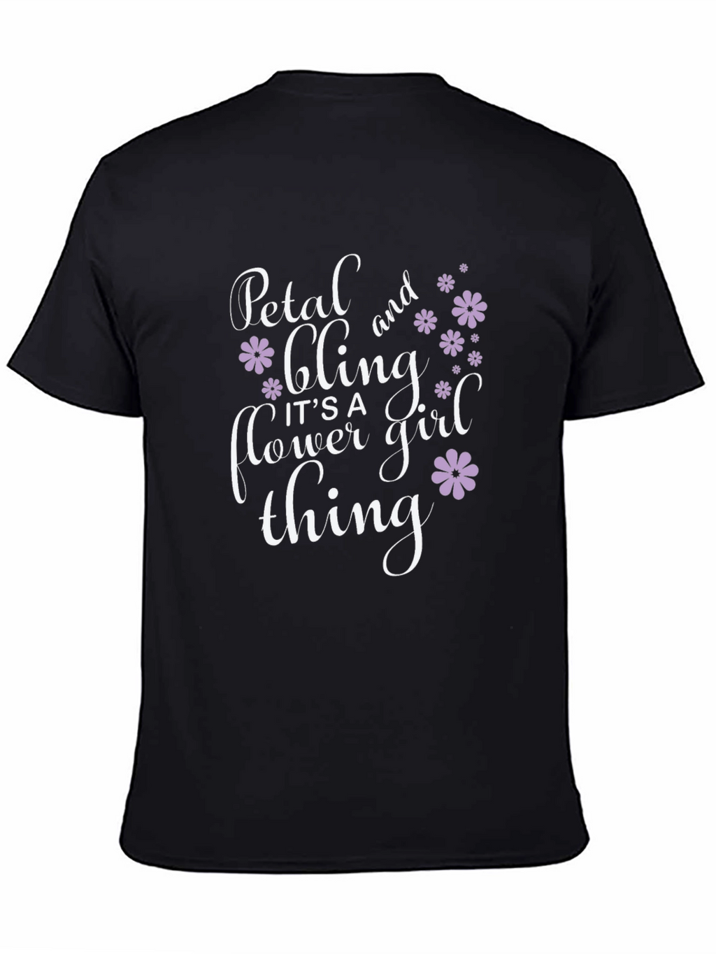 Petal & Bling Flower Girl Graphic Tee