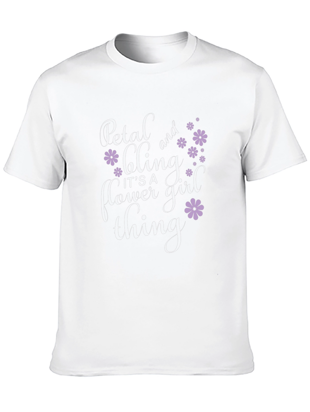 Petal & Bling Flower Girl Graphic Tee