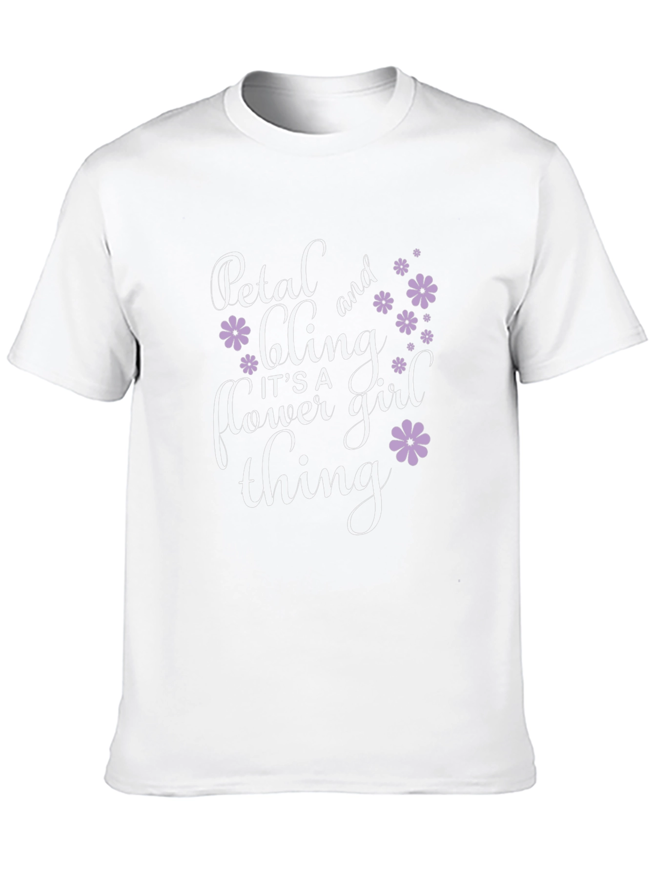 Petal & Bling Flower Girl Graphic Tee