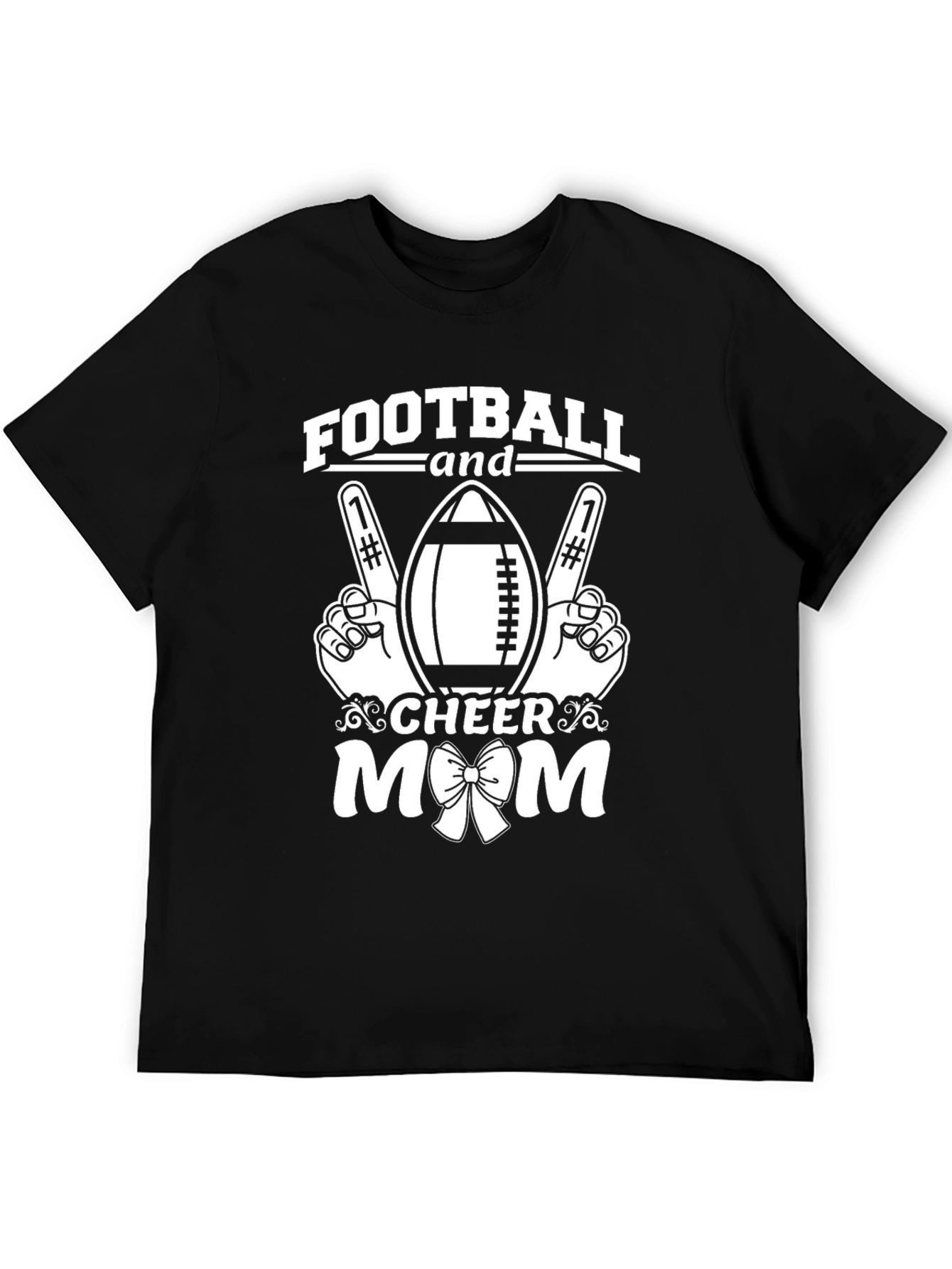 Football and Cheer Mom T-Shirt
