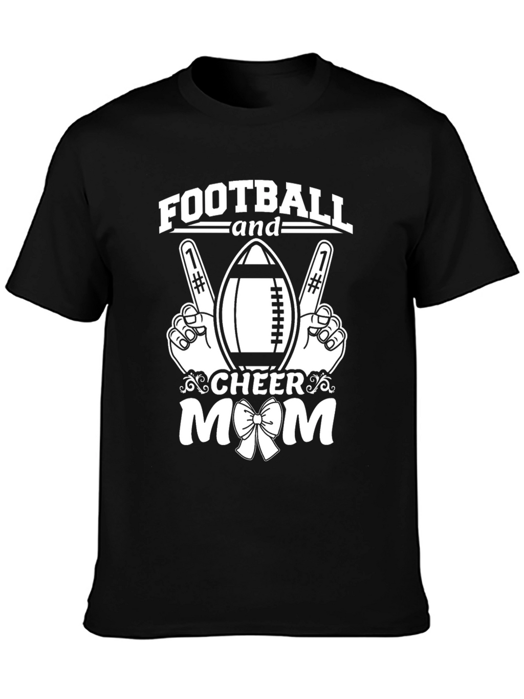 Football and Cheer Mom T-Shirt