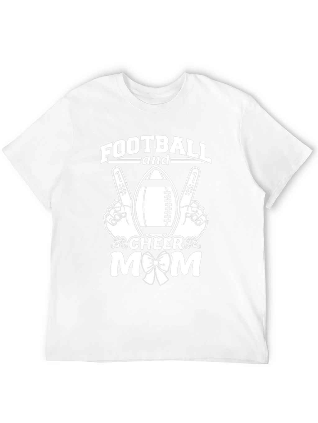 Football and Cheer Mom T-Shirt
