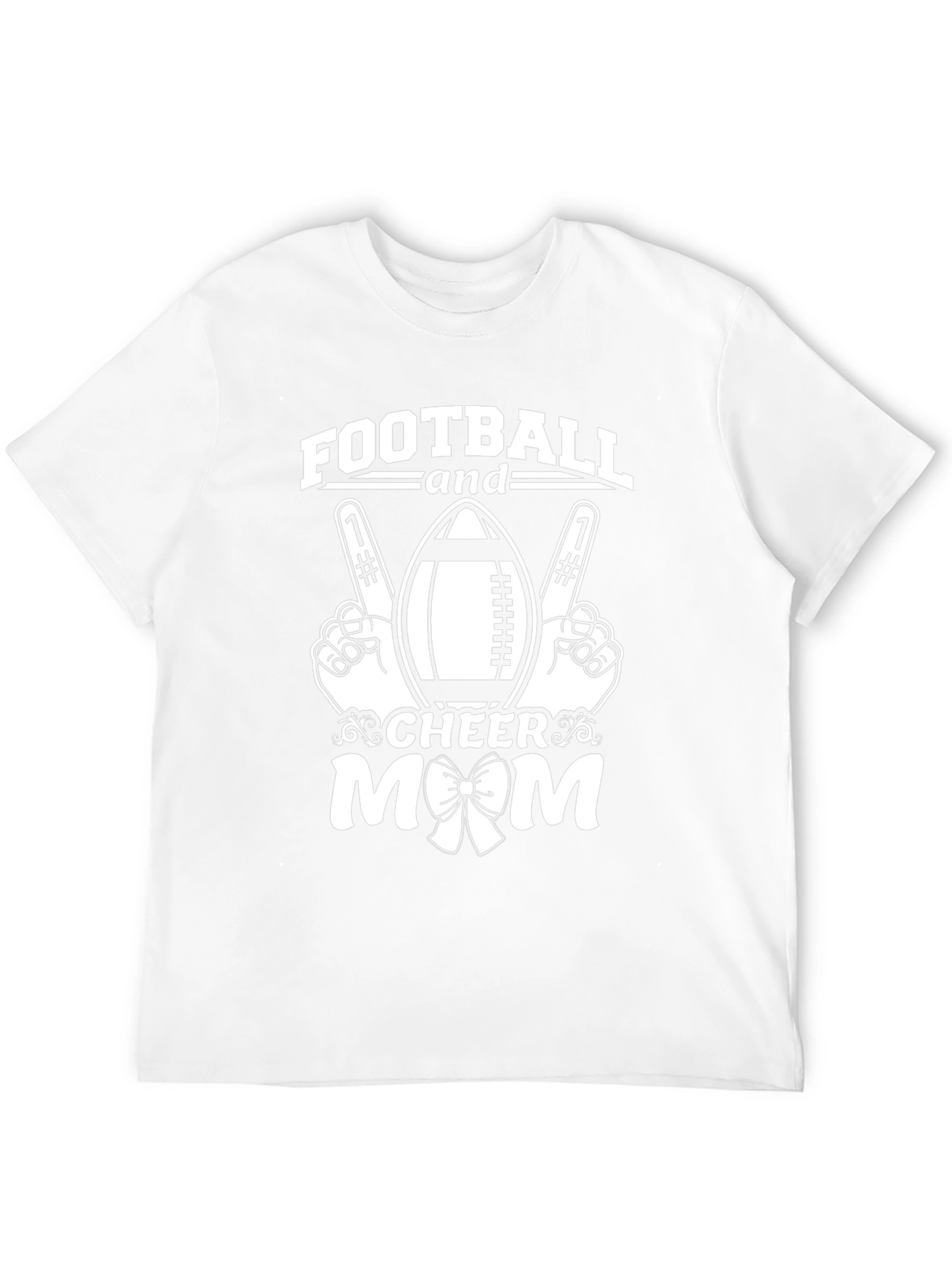 Football and Cheer Mom T-Shirt