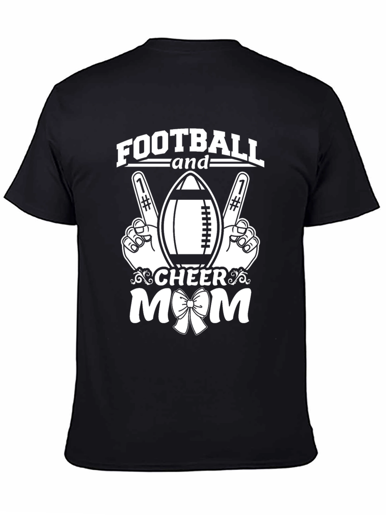 Football and Cheer Mom T-Shirt