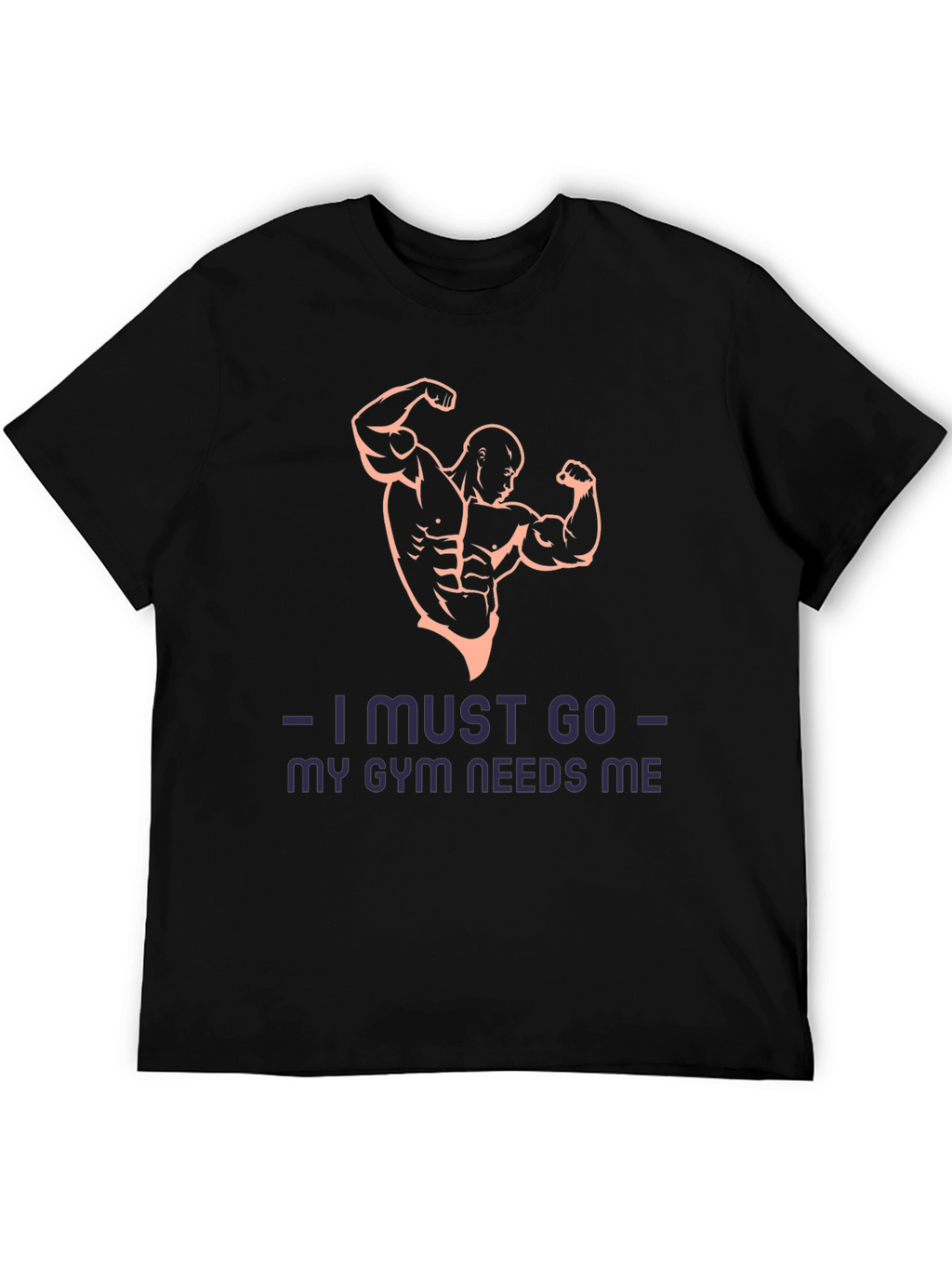 Gym Needs Me Black T-Shirt