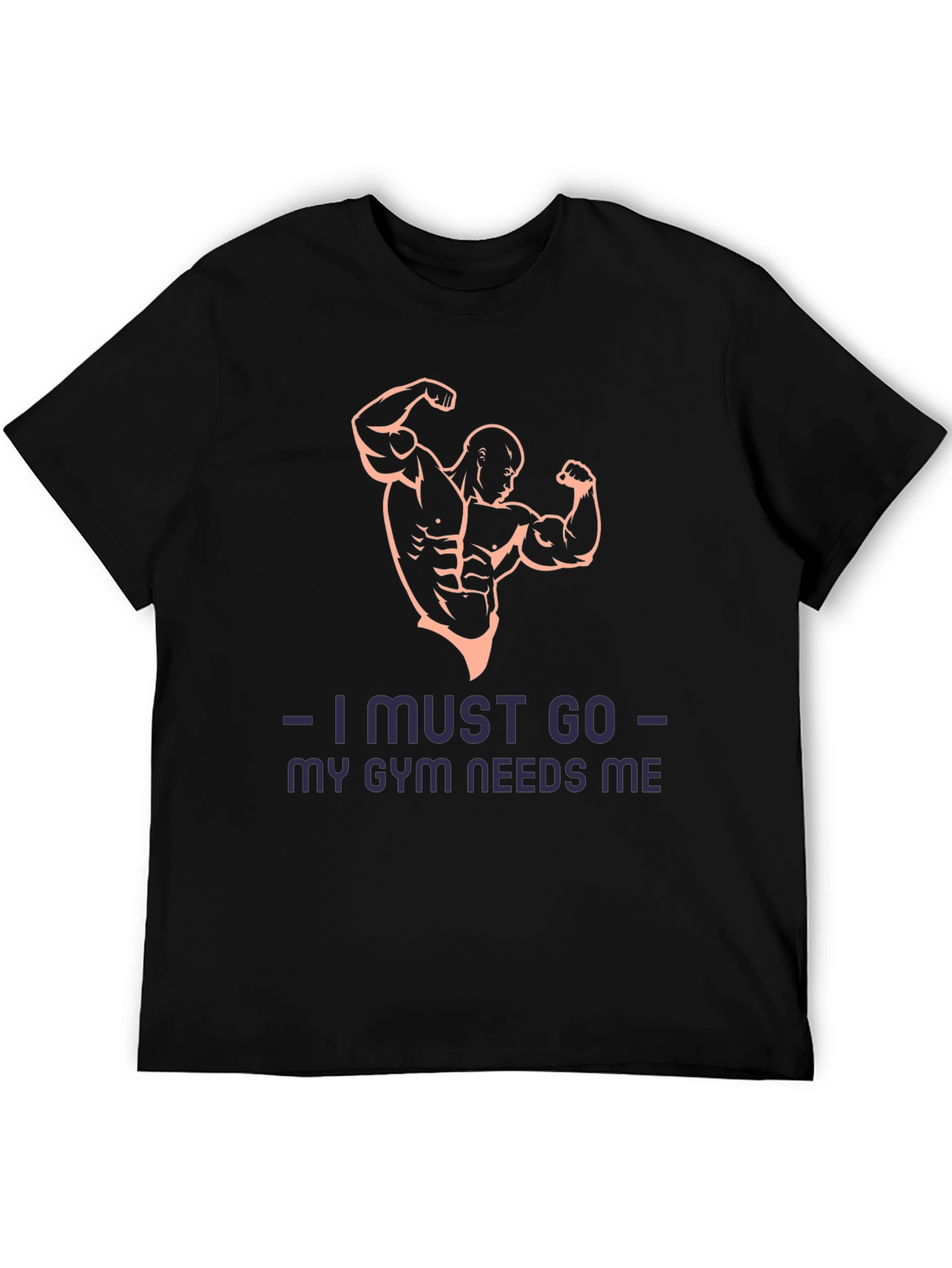 Gym Needs Me Black T-Shirt