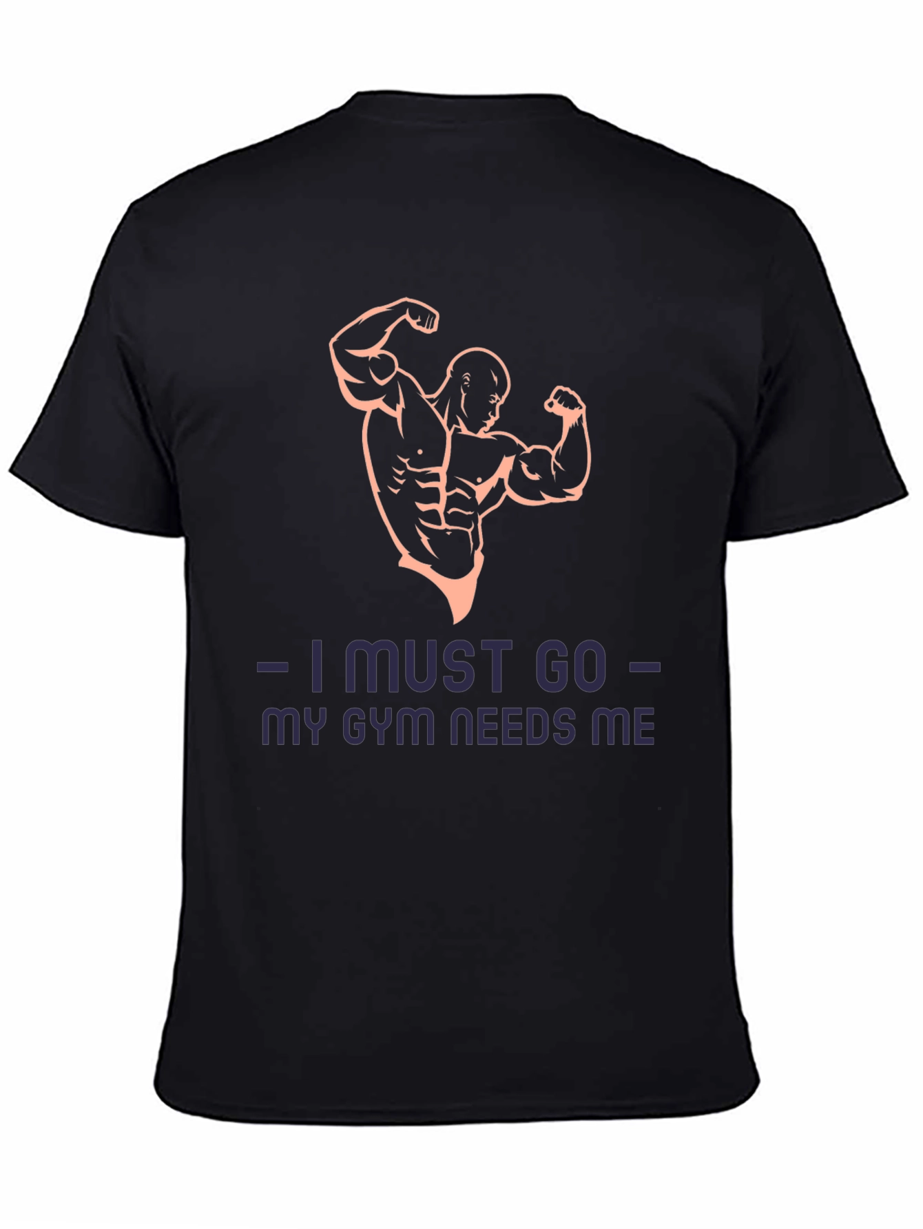 Gym Needs Me Black T-Shirt